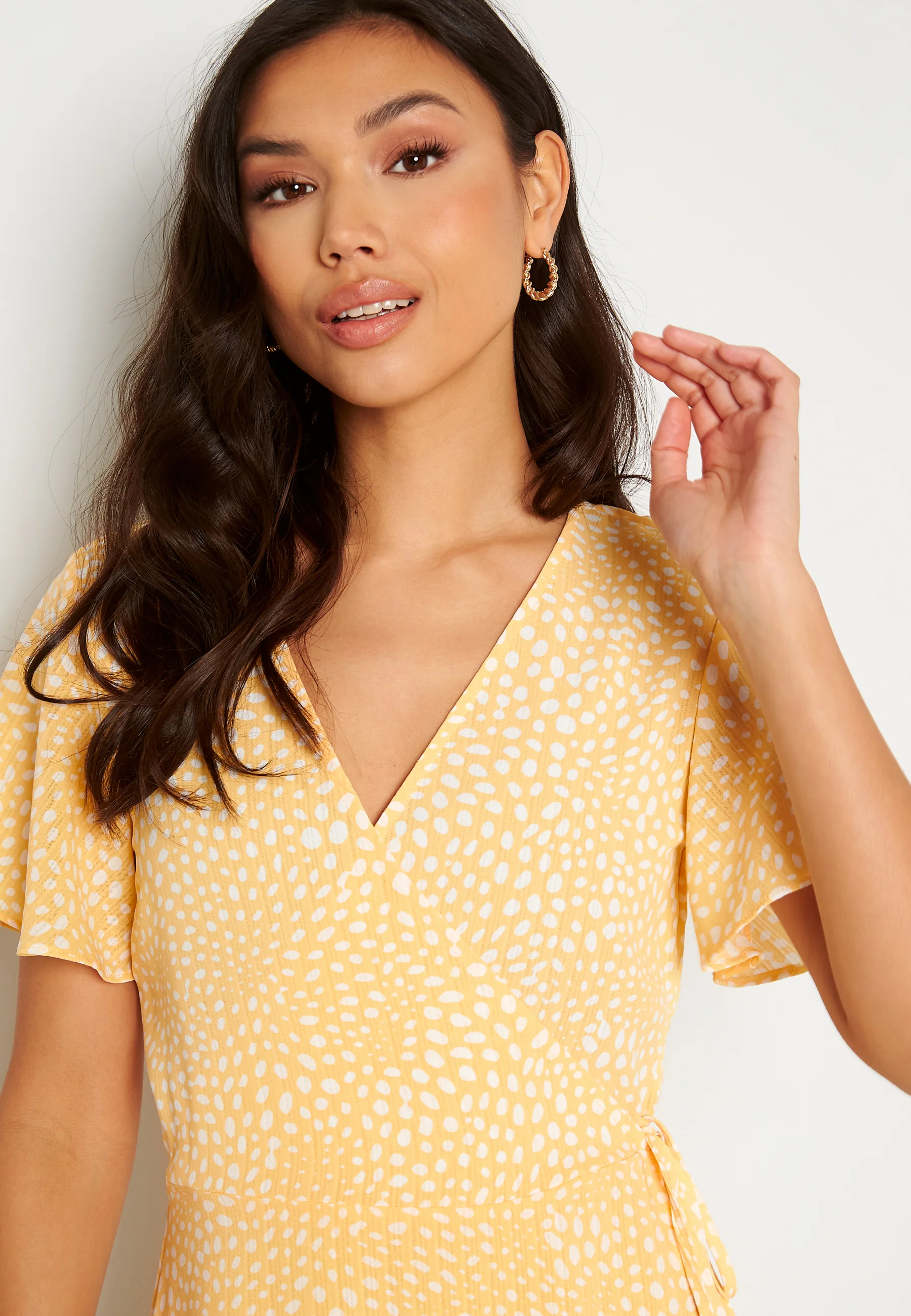 Lovie S/S Wrap Midi Dress - Image 4