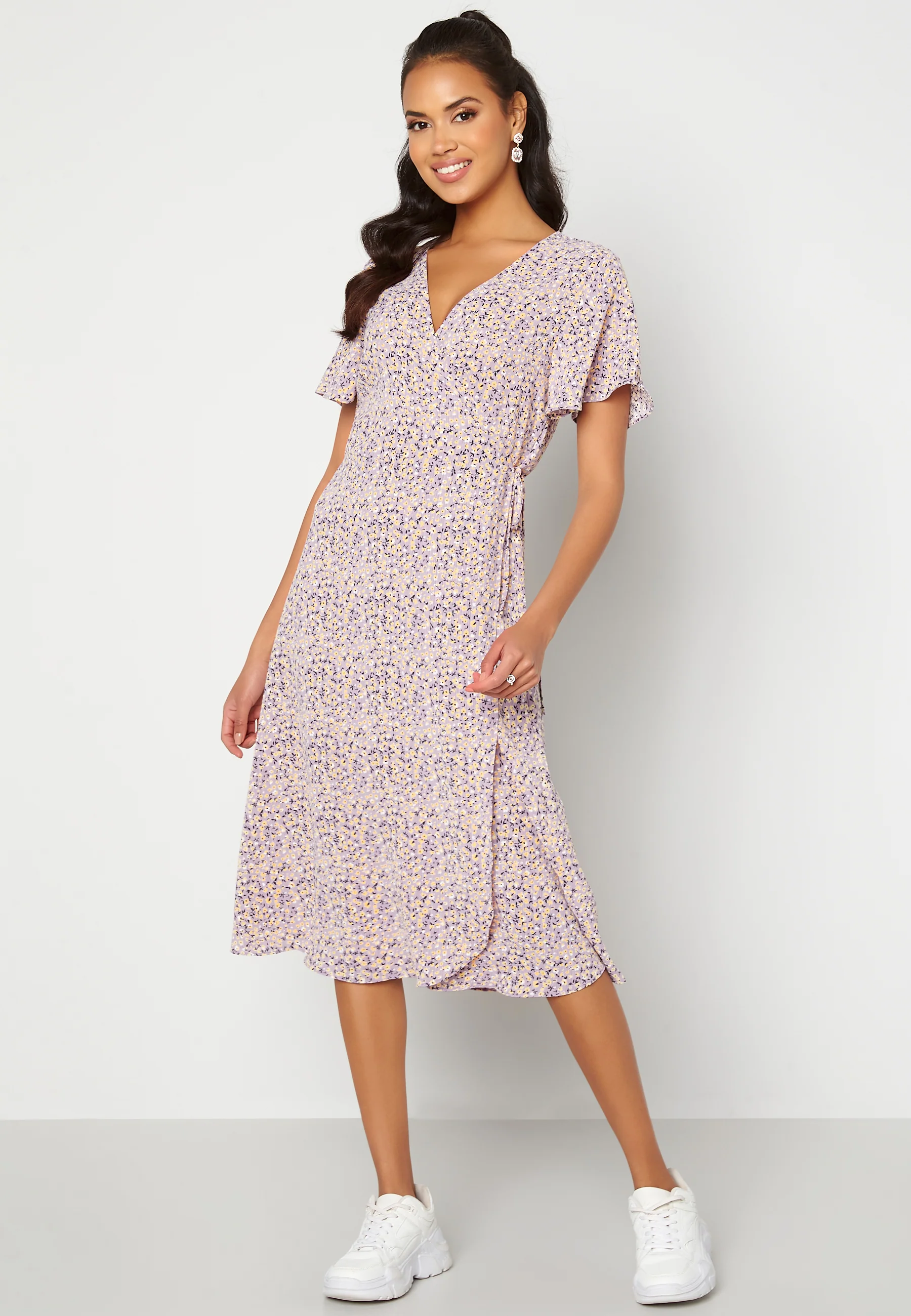 Lovie S/S Wrap Midi Dress