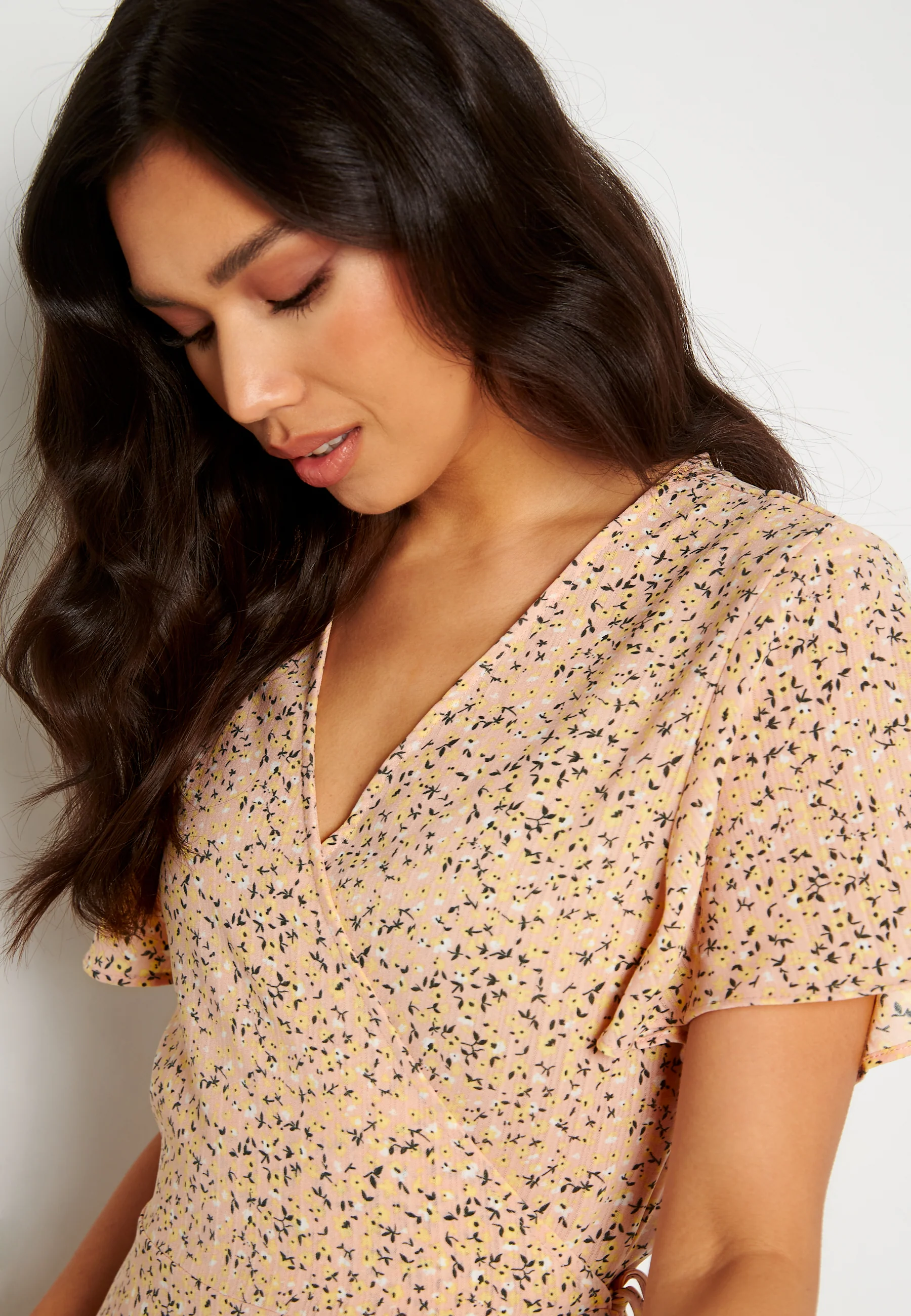 Lovie S/S Wrap Midi Dress - Image 4