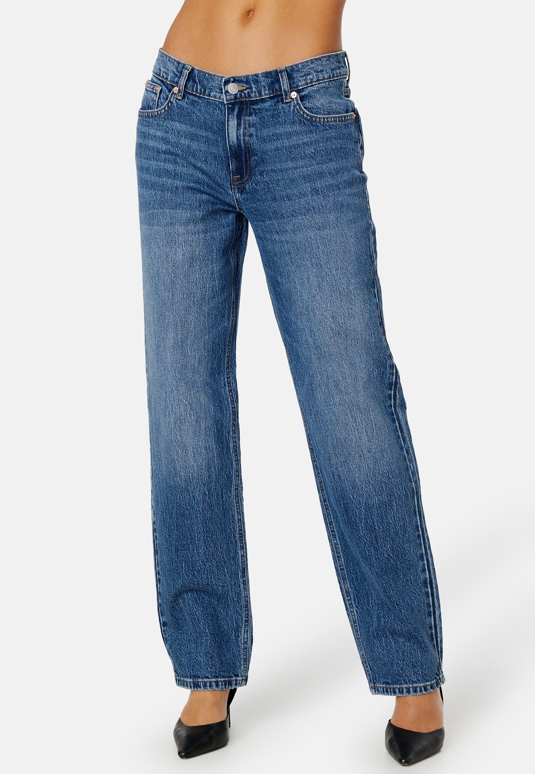 Low Waist Straight Jeans - Image 2