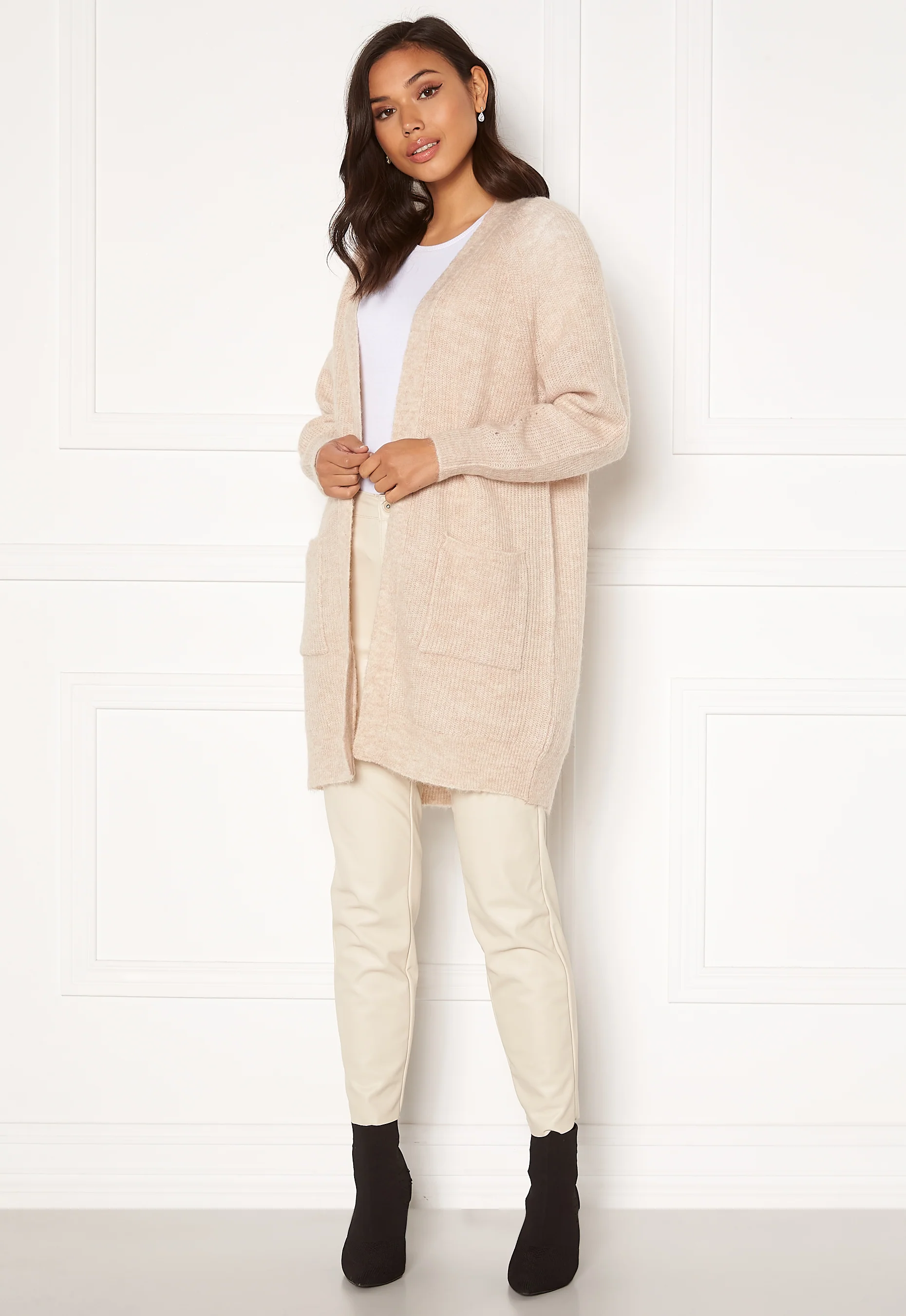 Lulu LS Knit Long Cardigan - Image 2