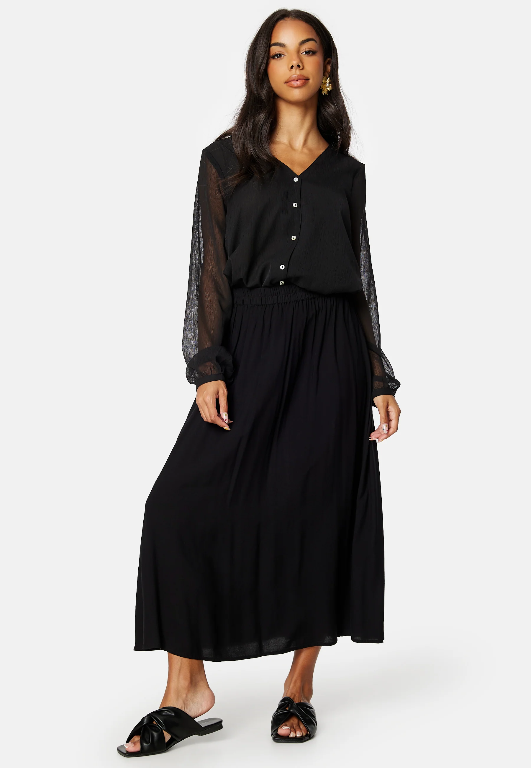 Luna L/S V-Neck Top - Image 2