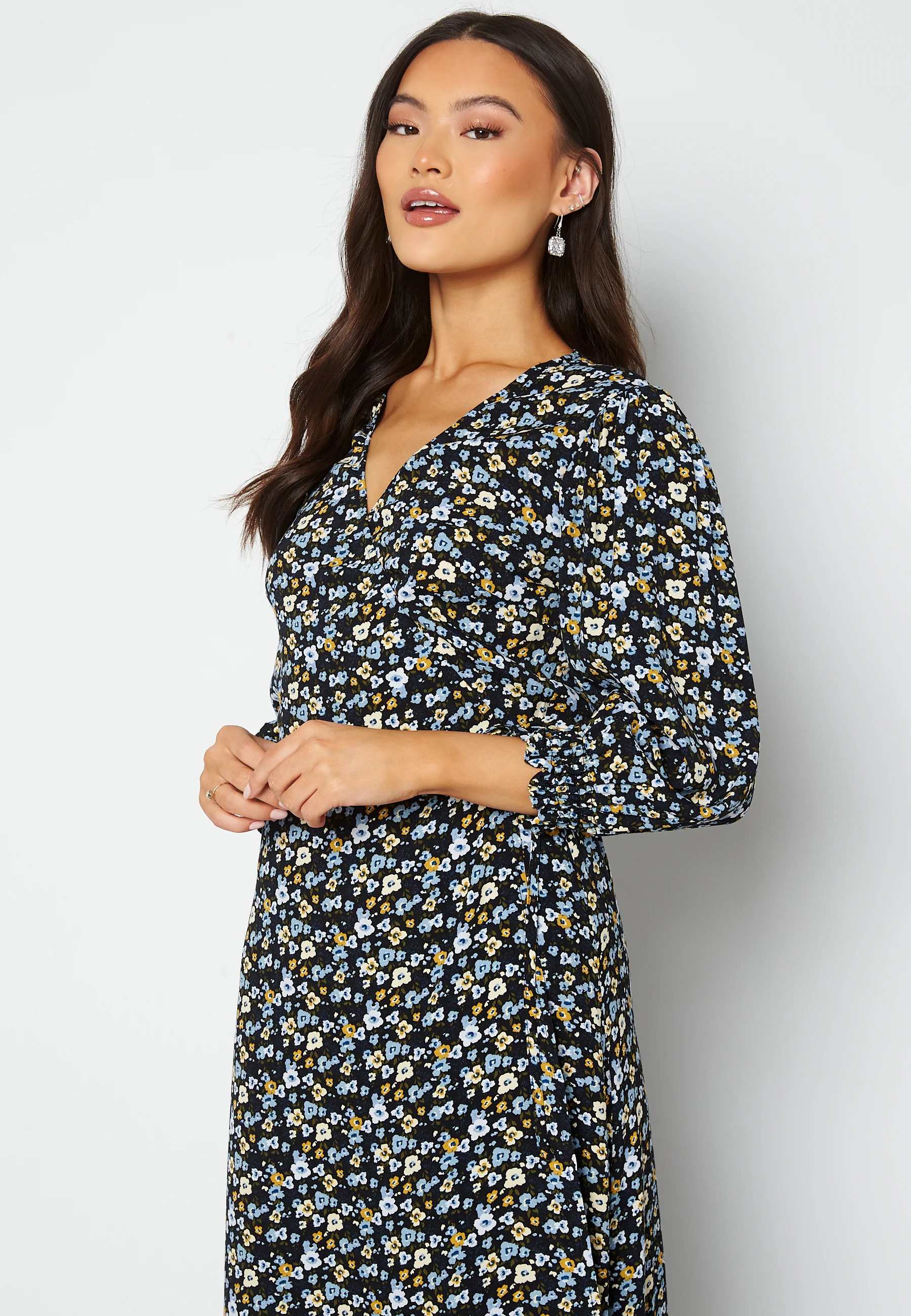 Lupisk 3/4 Wrap Dress - Image 2