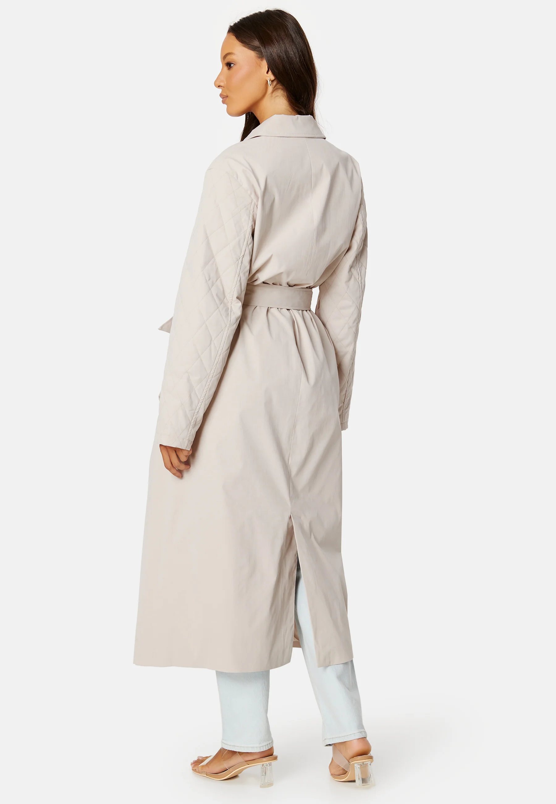 Lyng Mix Quiltted Trenchcoat - Image 2