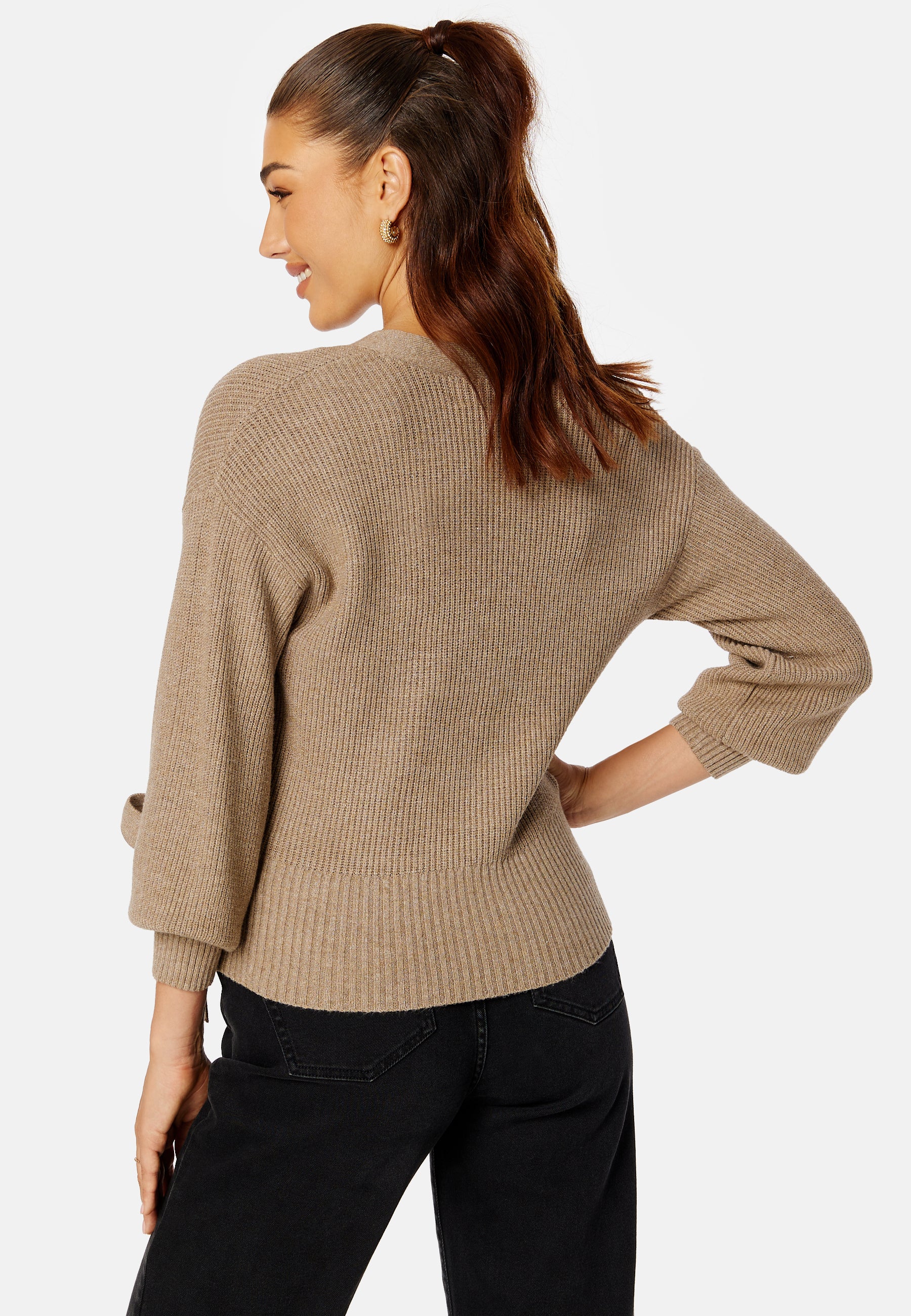 Malena L/S Wrap Cardigan - Image 3
