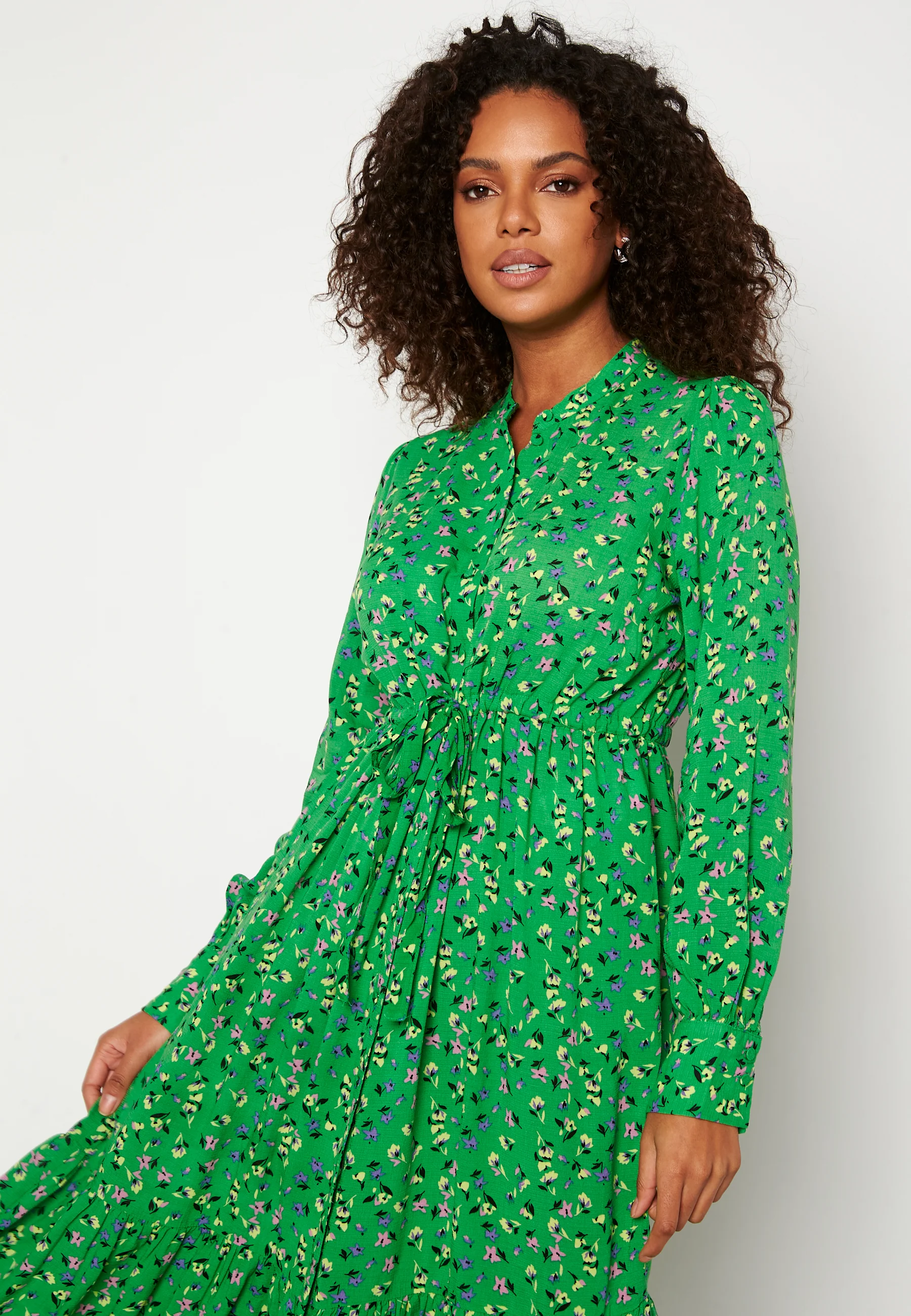 Malikka LS Long Shirt Dress - Image 2