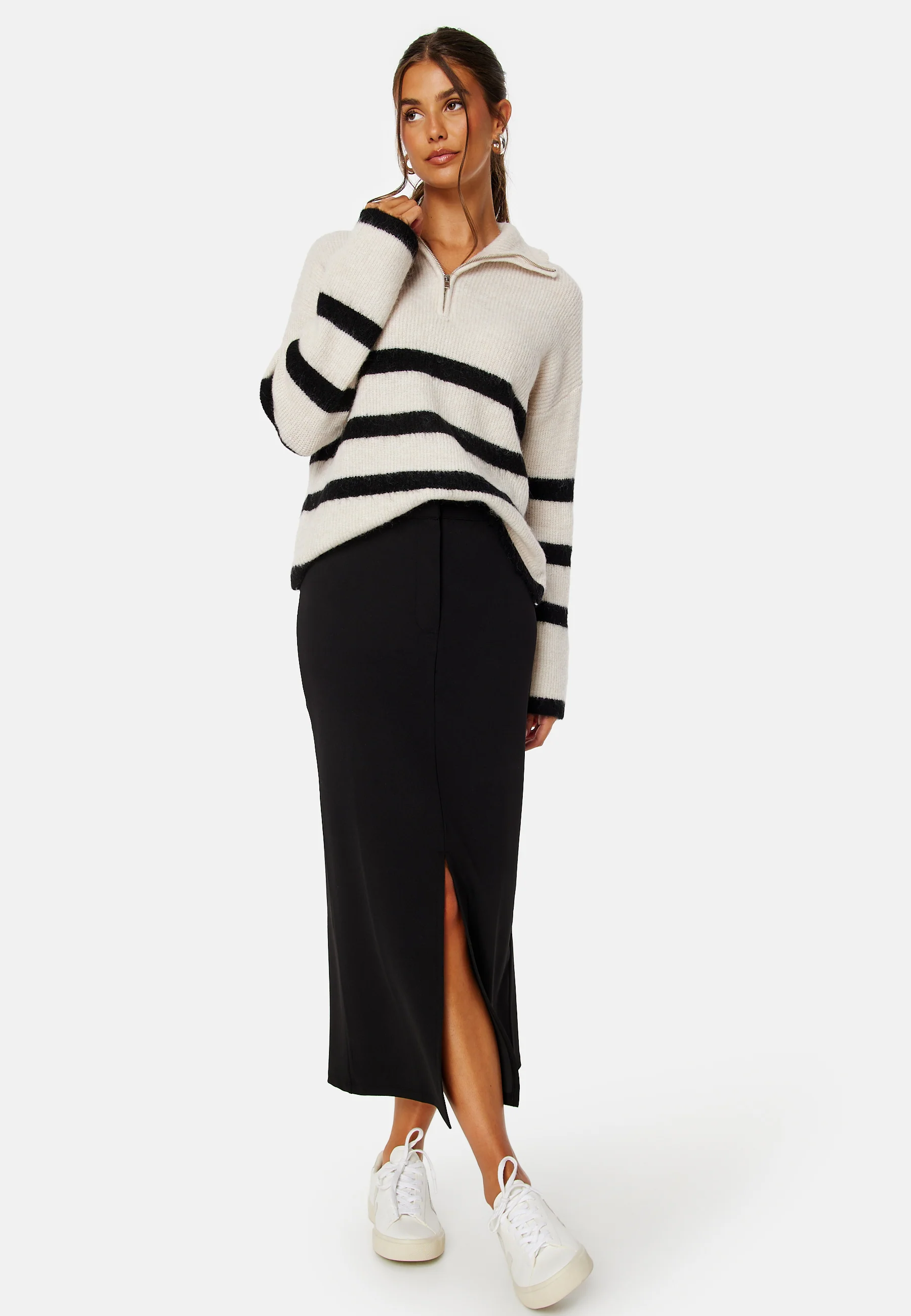 Maline LS Knit Half Zip - Image 4