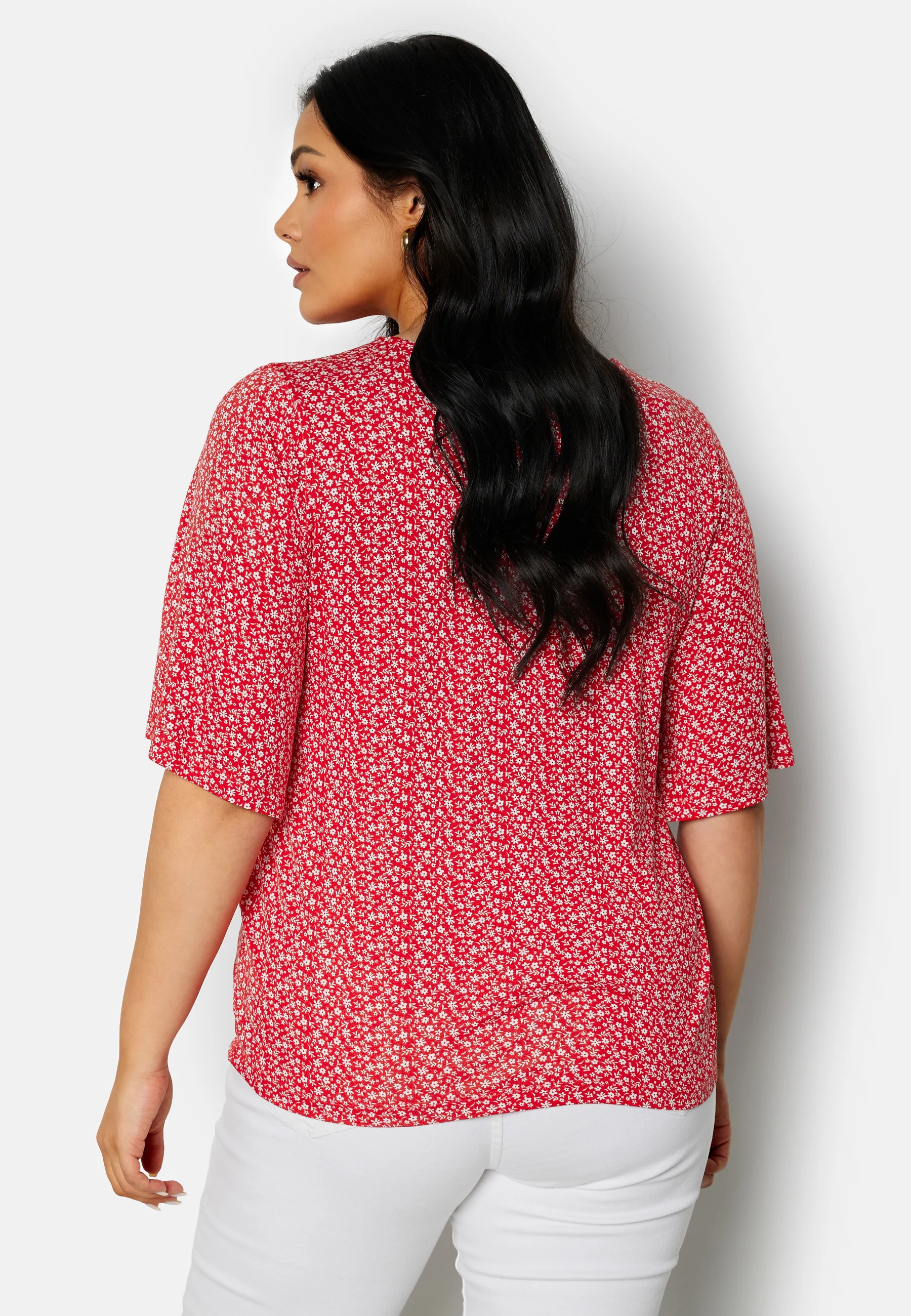 Malini button frill top - Image 7