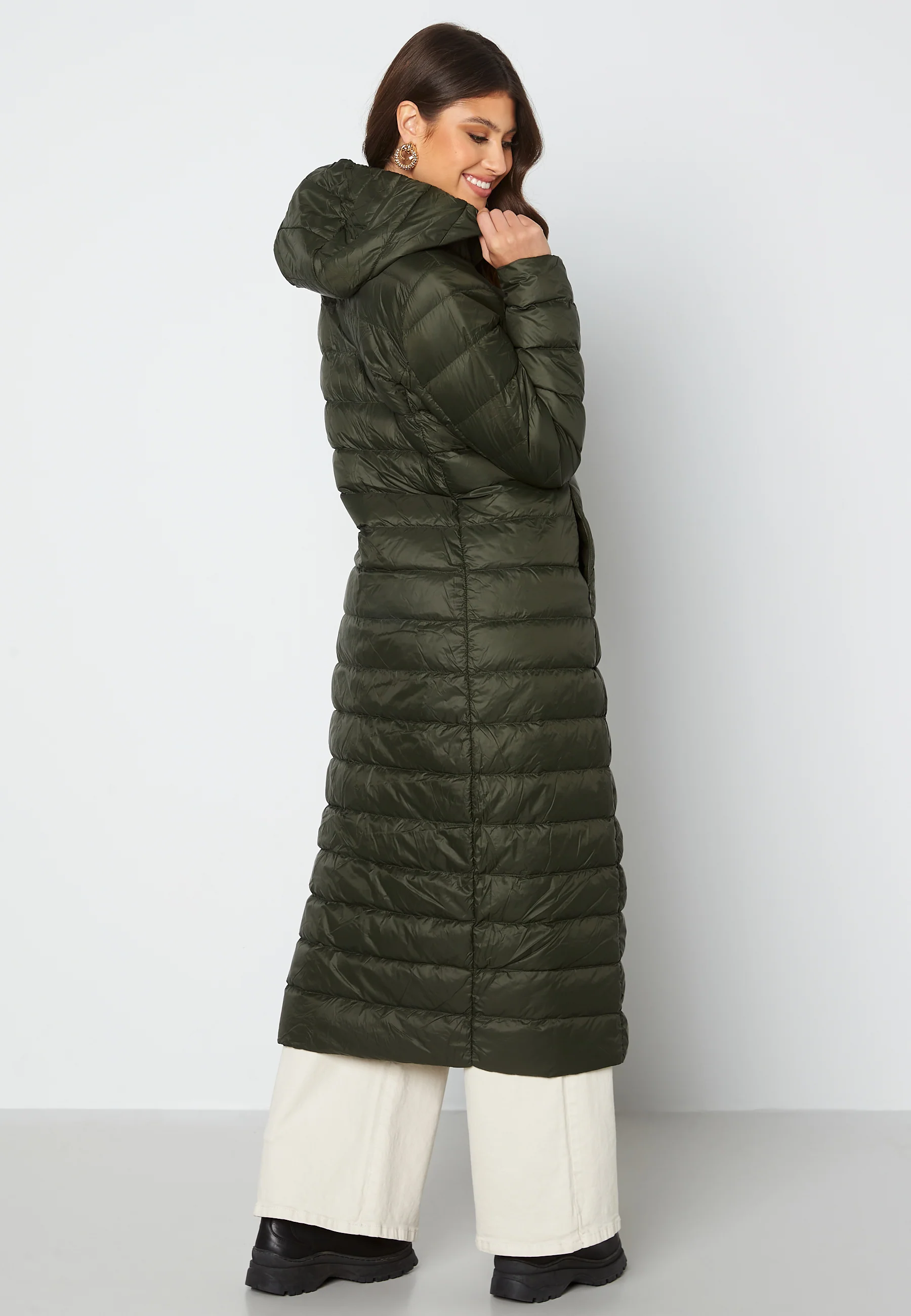 Manya New Long Light Down Jacket - Image 3