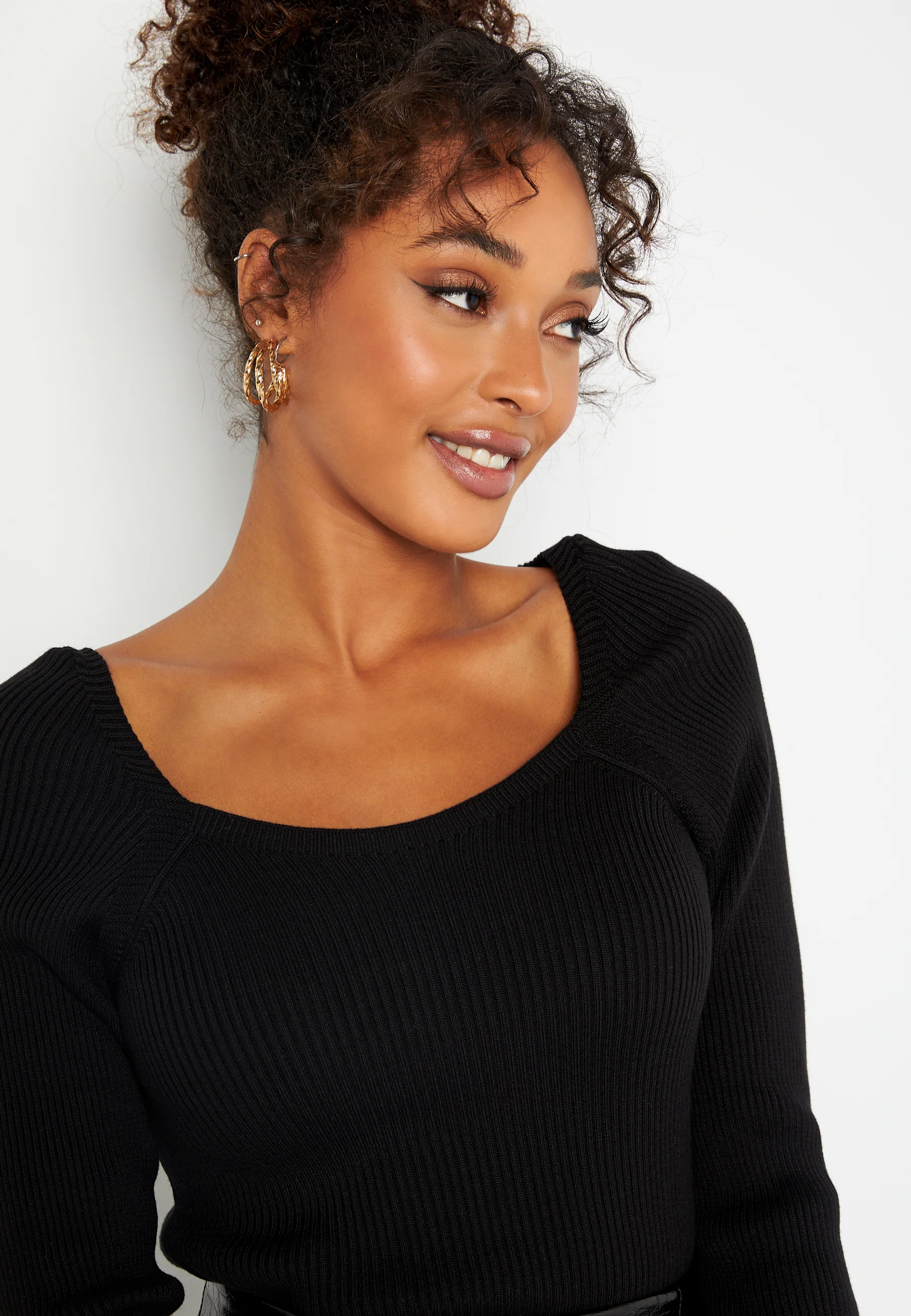 Marielle knitted tie back sweater - Image 4