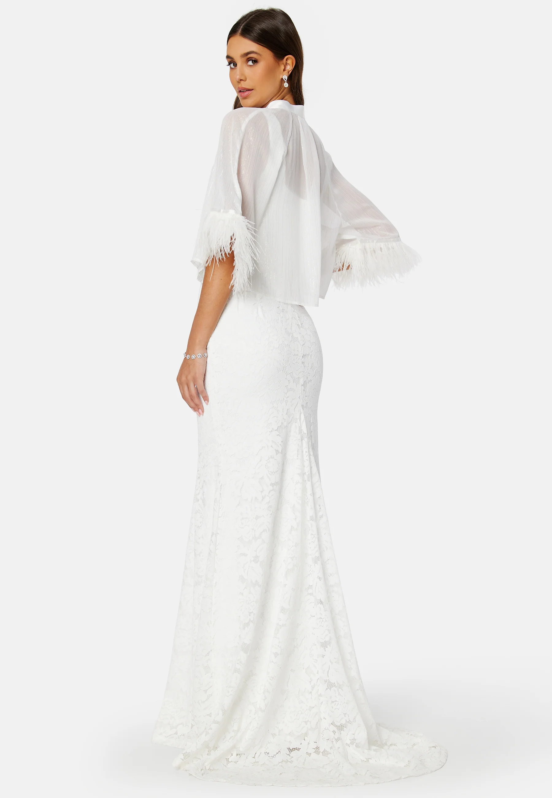 Marilyn Faux Feather Cover up - Image 3