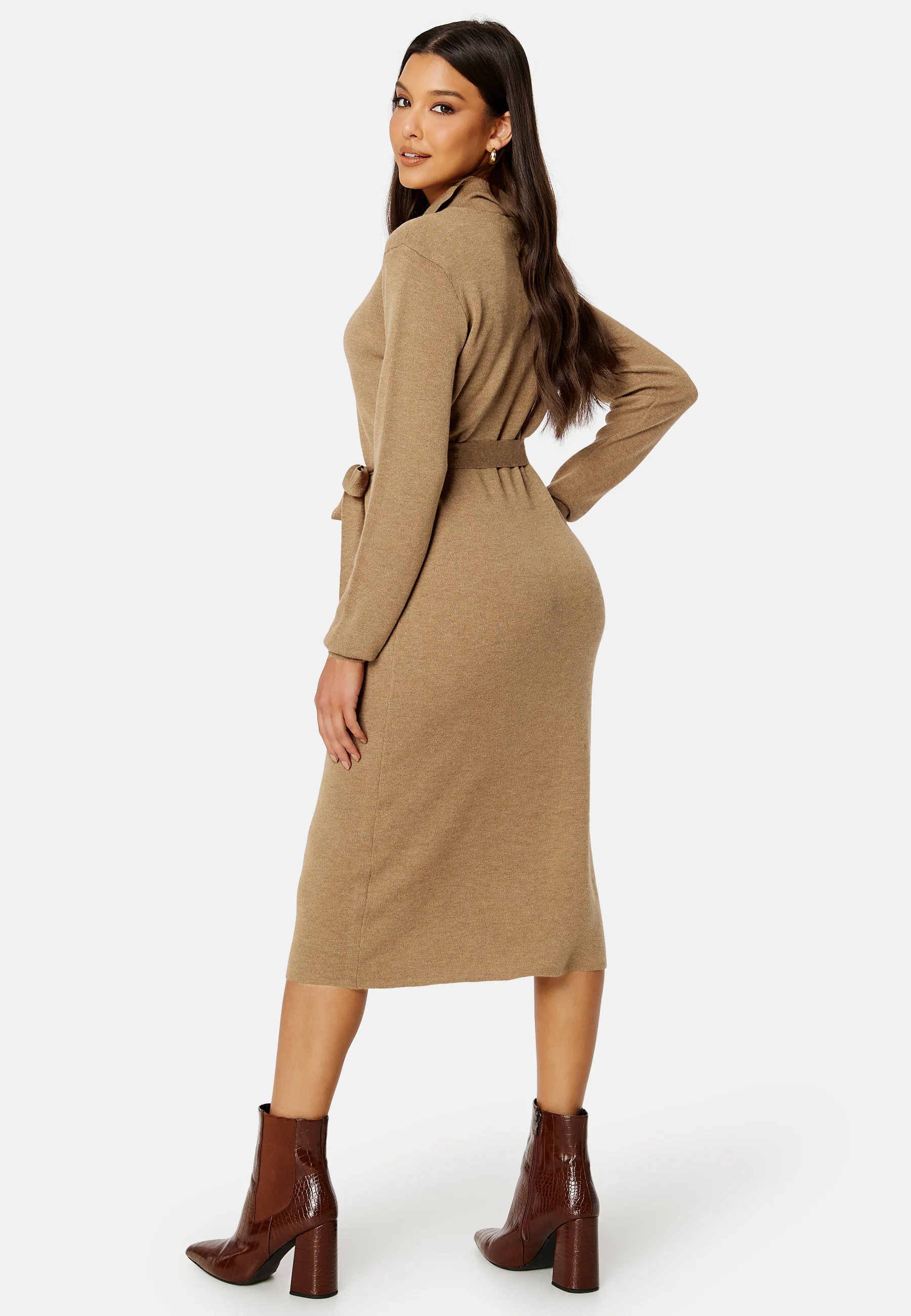 Marla Collar L/S Knit Dress - Image 2
