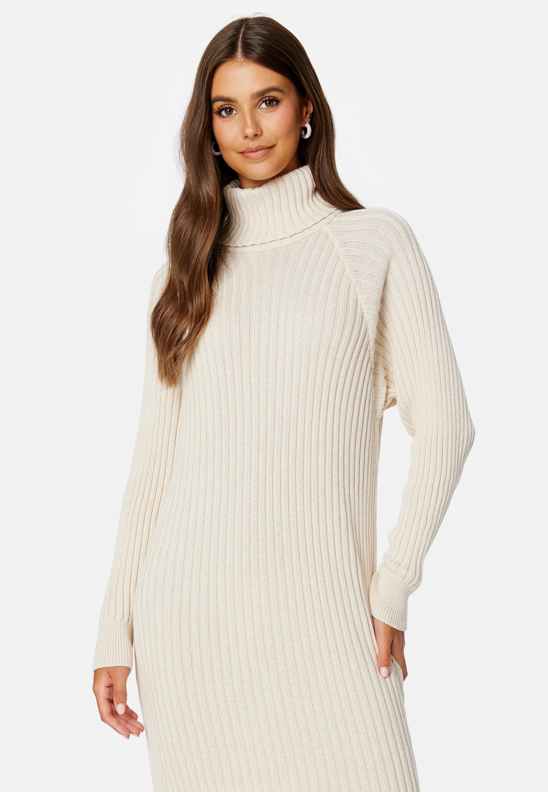 Mavi Knit Midi Rollneck Dress - Image 3