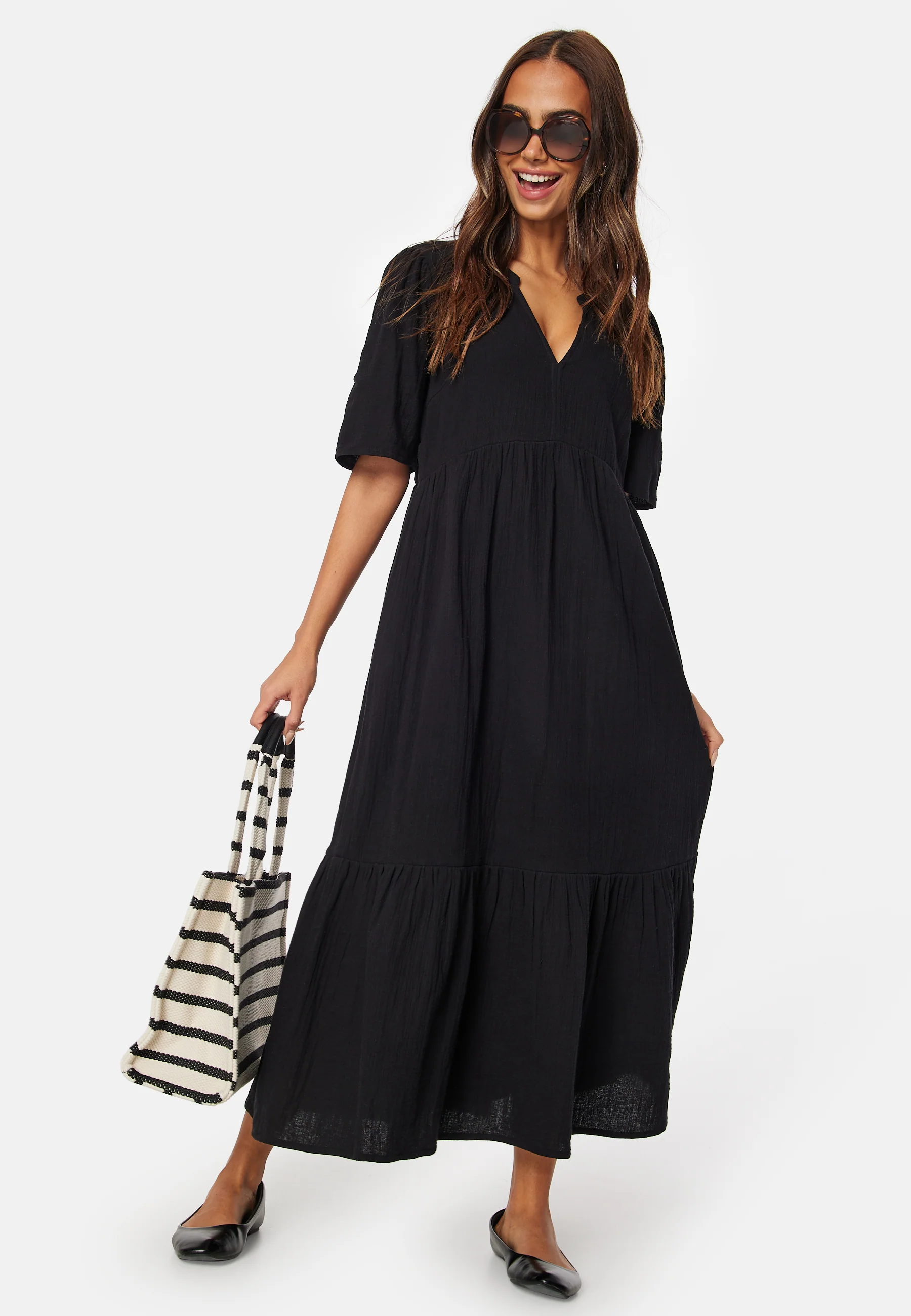 Maxi Cotton Gauze Dress