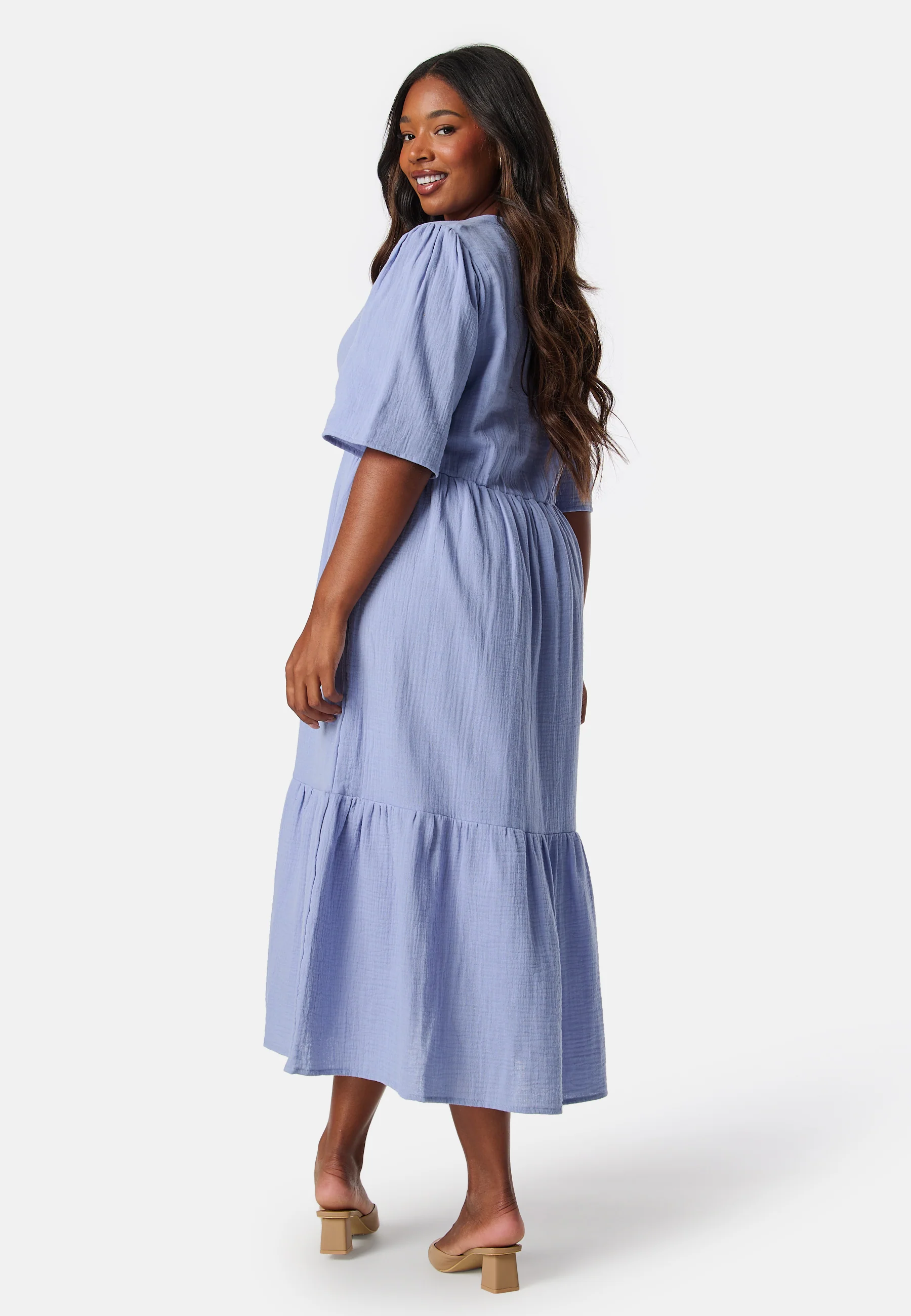 Maxi Cotton Gauze Dress - Image 6