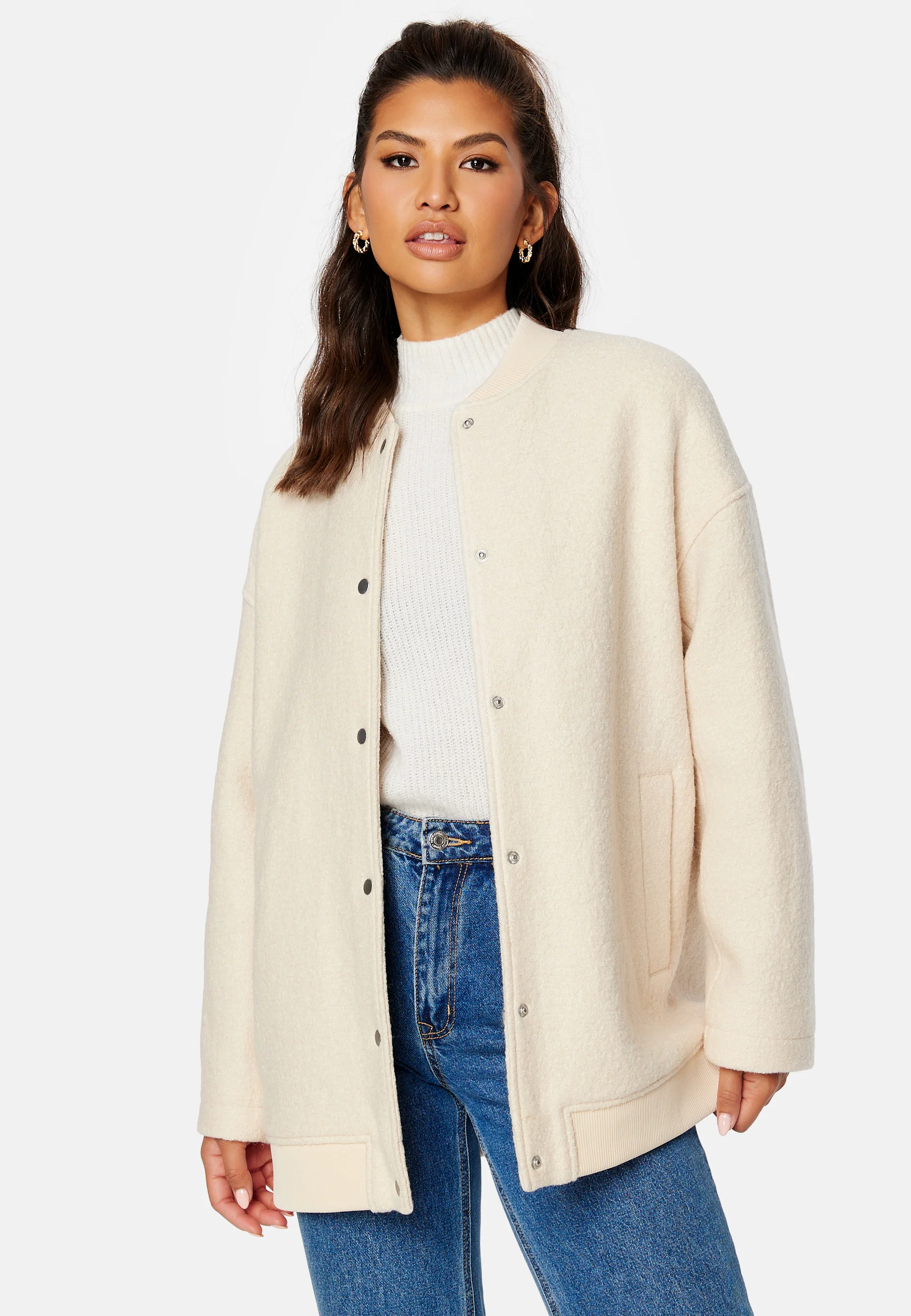 Maxine Wool Bomber Jacket - Image 2