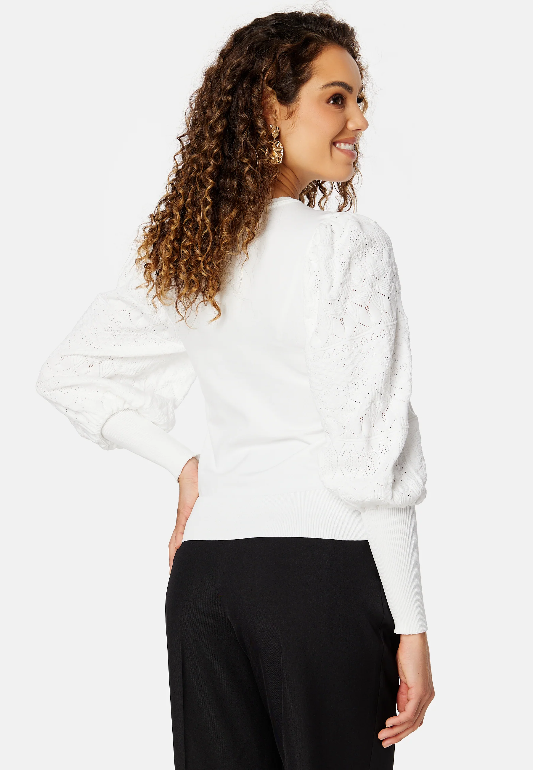 Melita L/S O-Neck Pullover Knit - Image 3