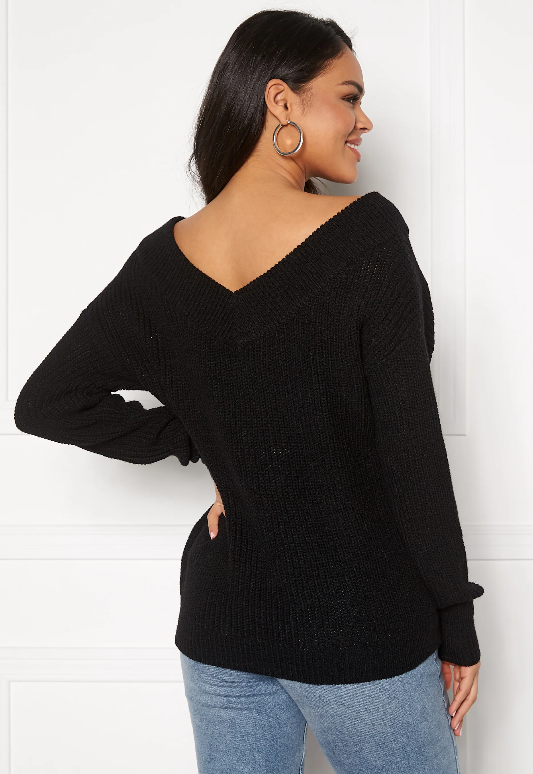 Melton Life L/S V-Neck Pullover - Image 3