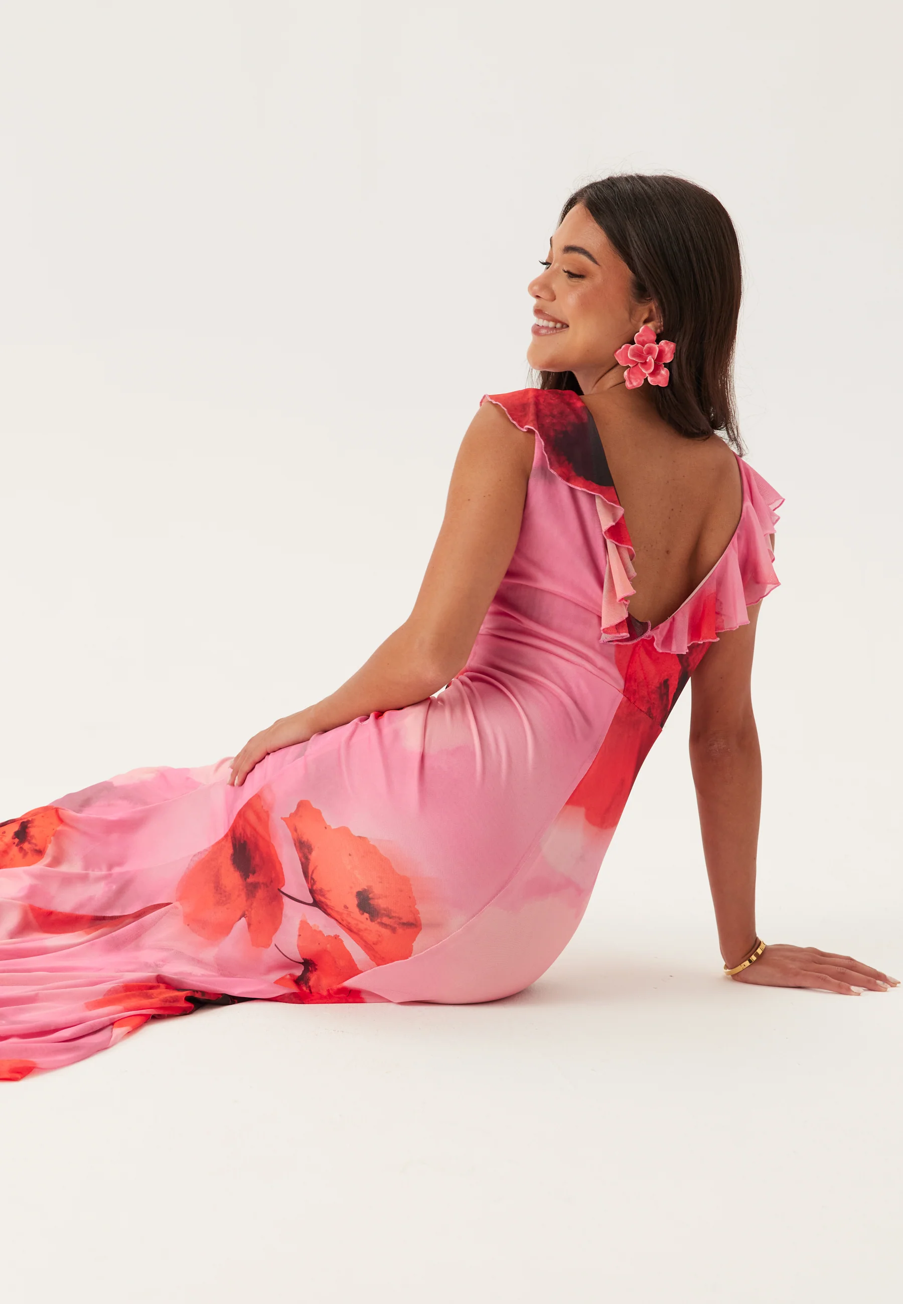 Mermaid Mesh Gown - Image 3