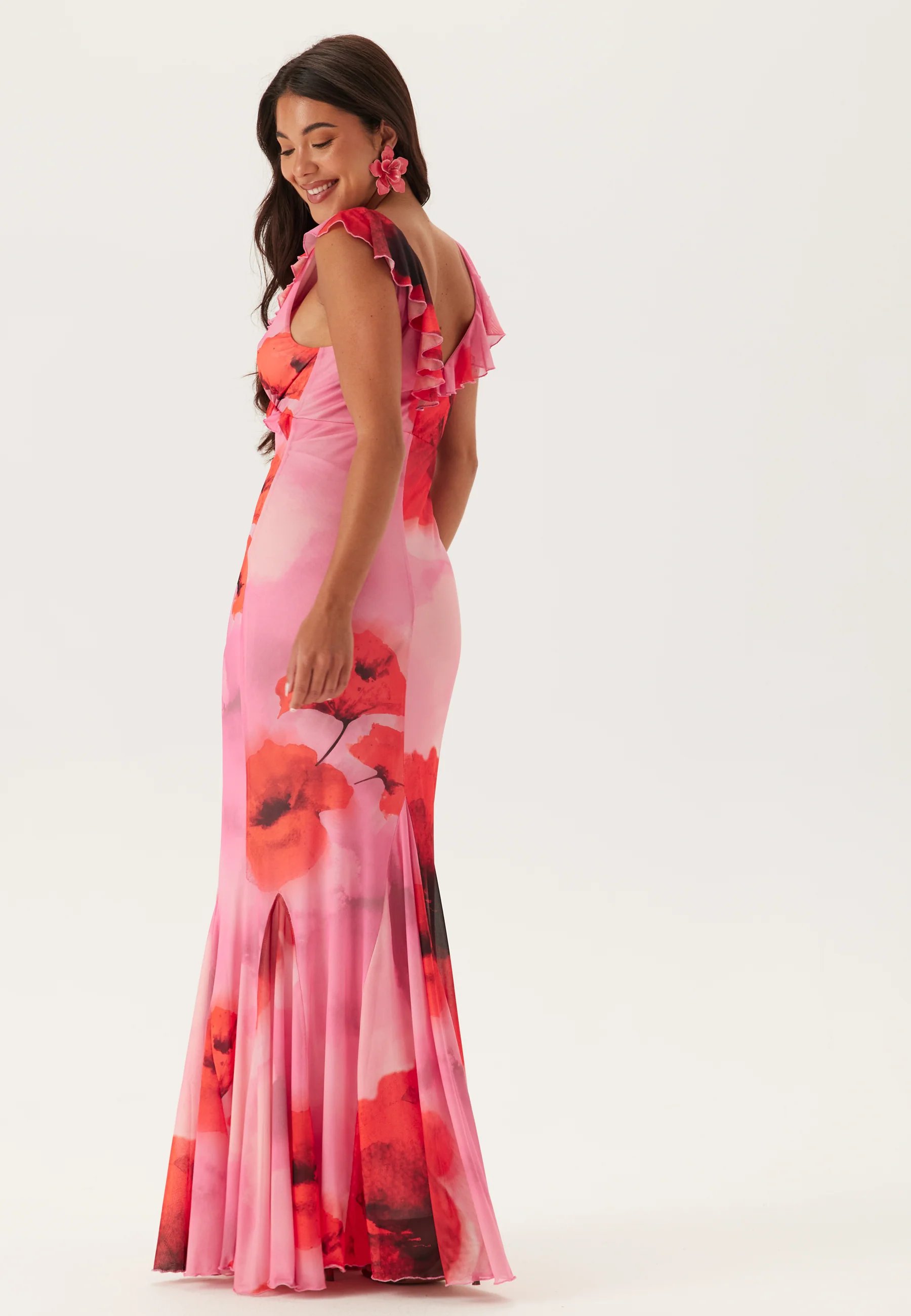 Mermaid Mesh Gown - Image 4