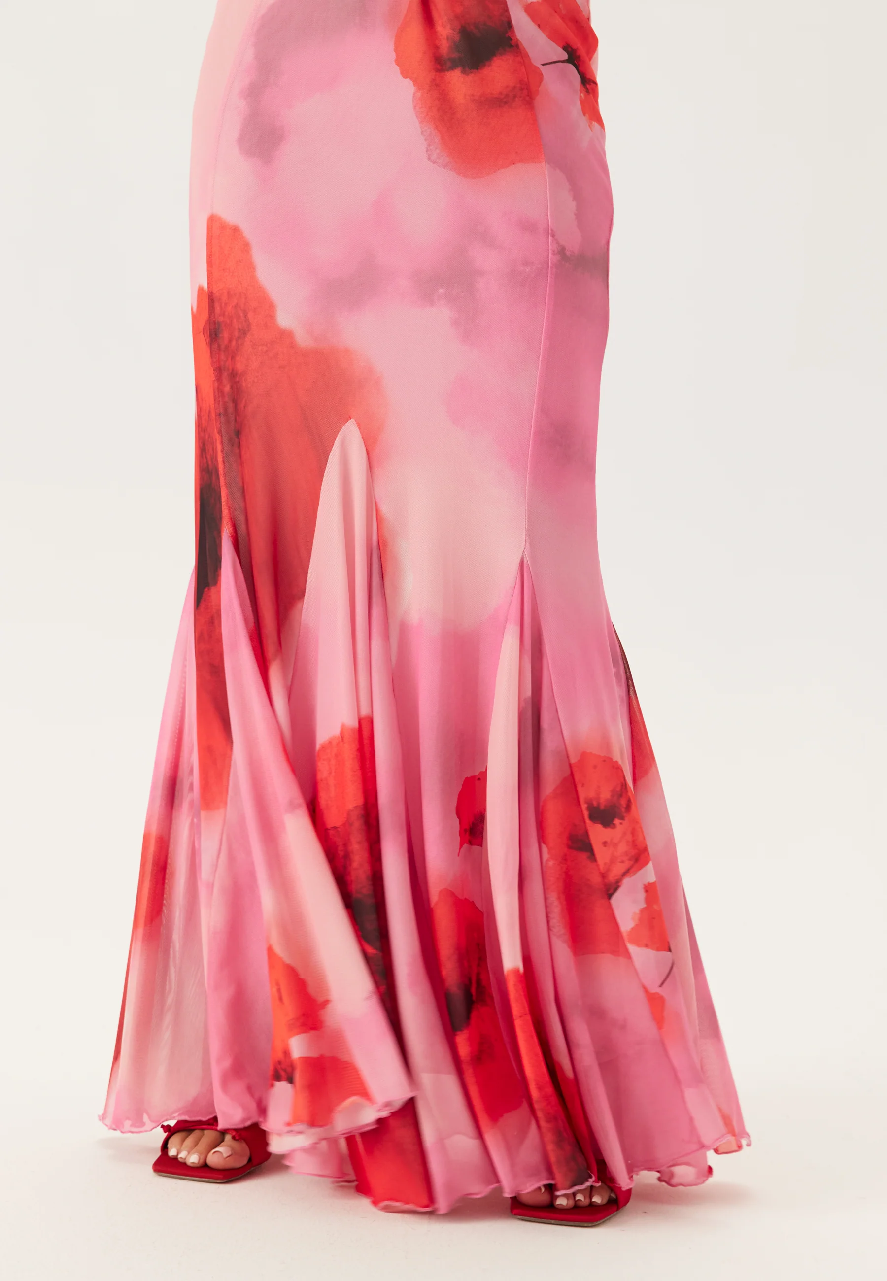 Mermaid Mesh Gown - Image 5