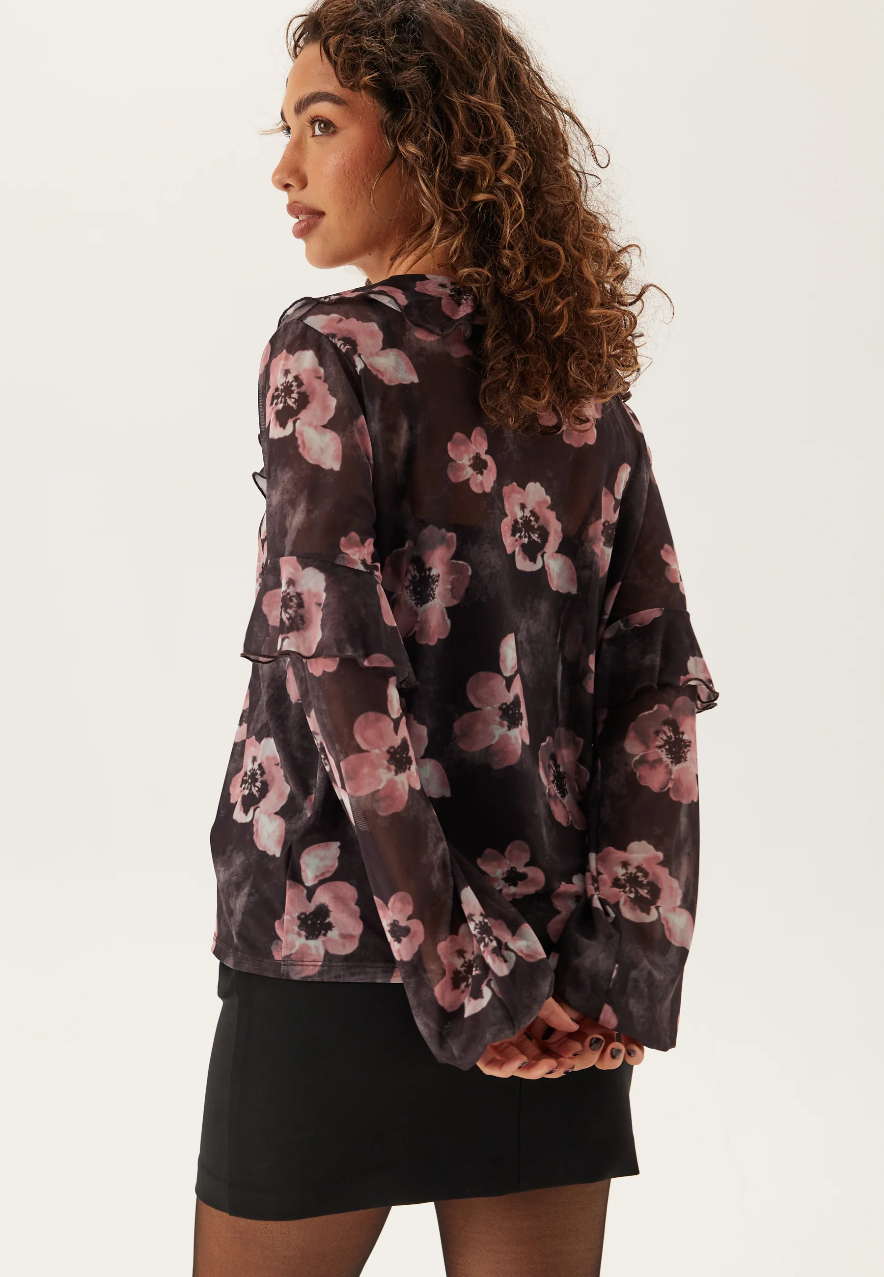 Mesh Frill Top - Image 2