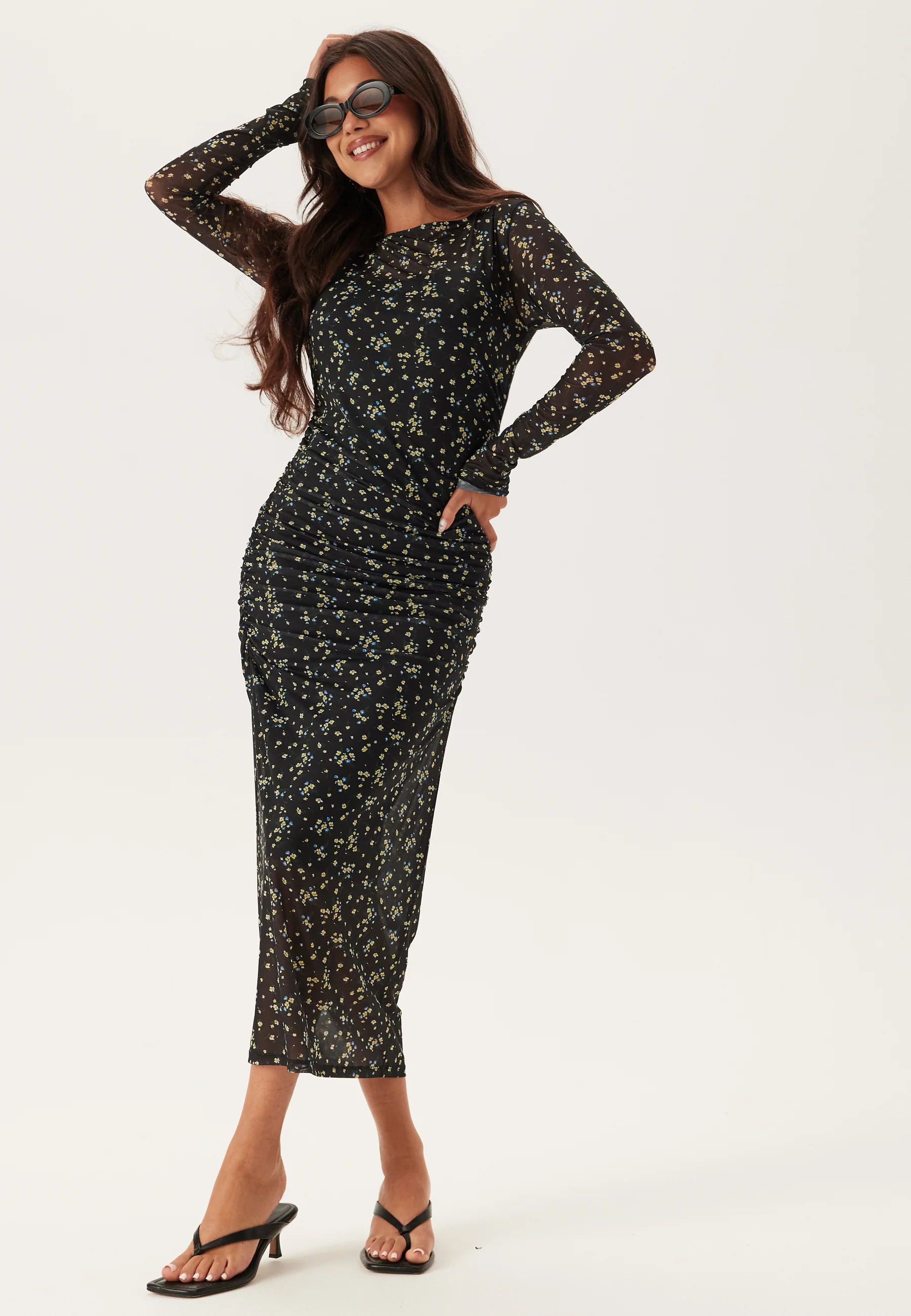 Mesh Midi Dress - Image 2
