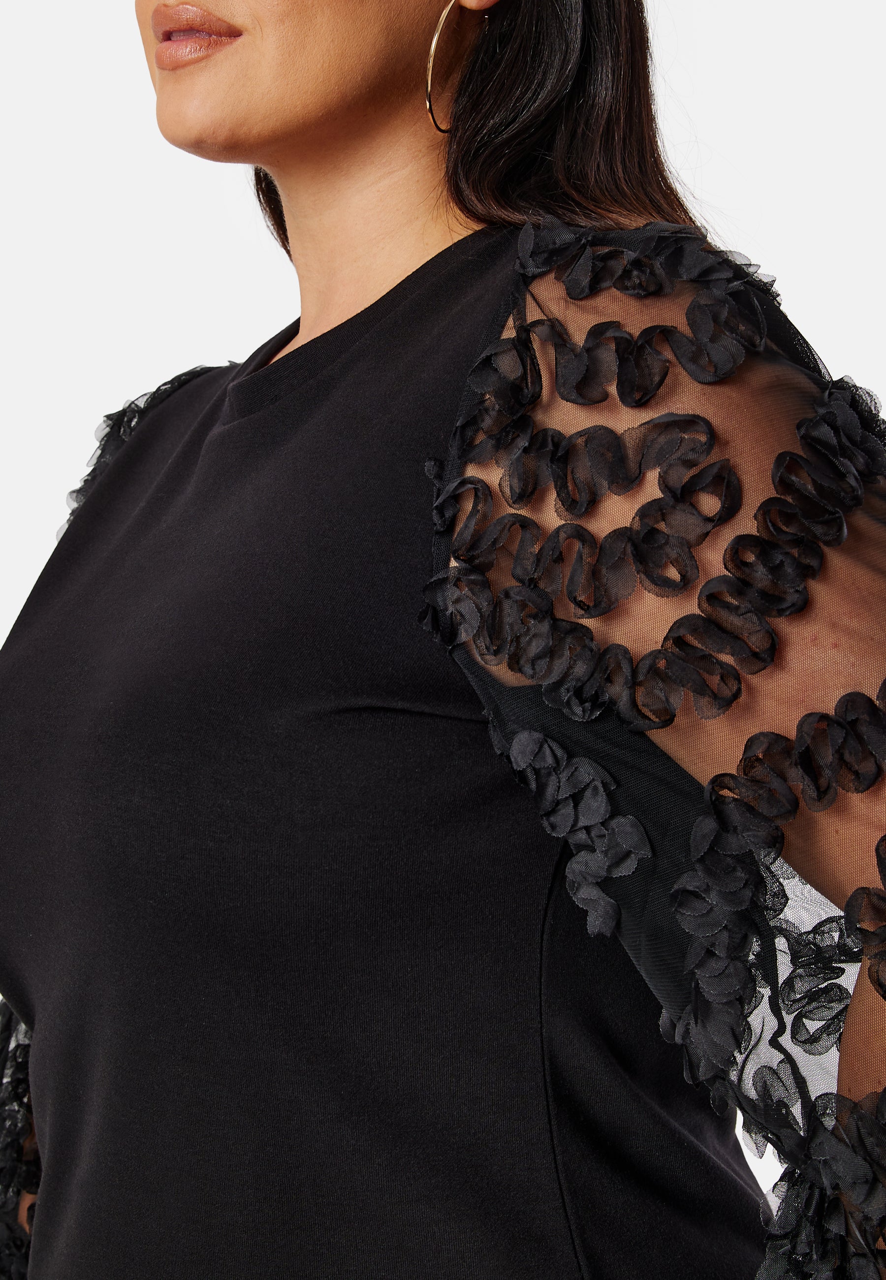 Mesh Sleeve Top - Image 7