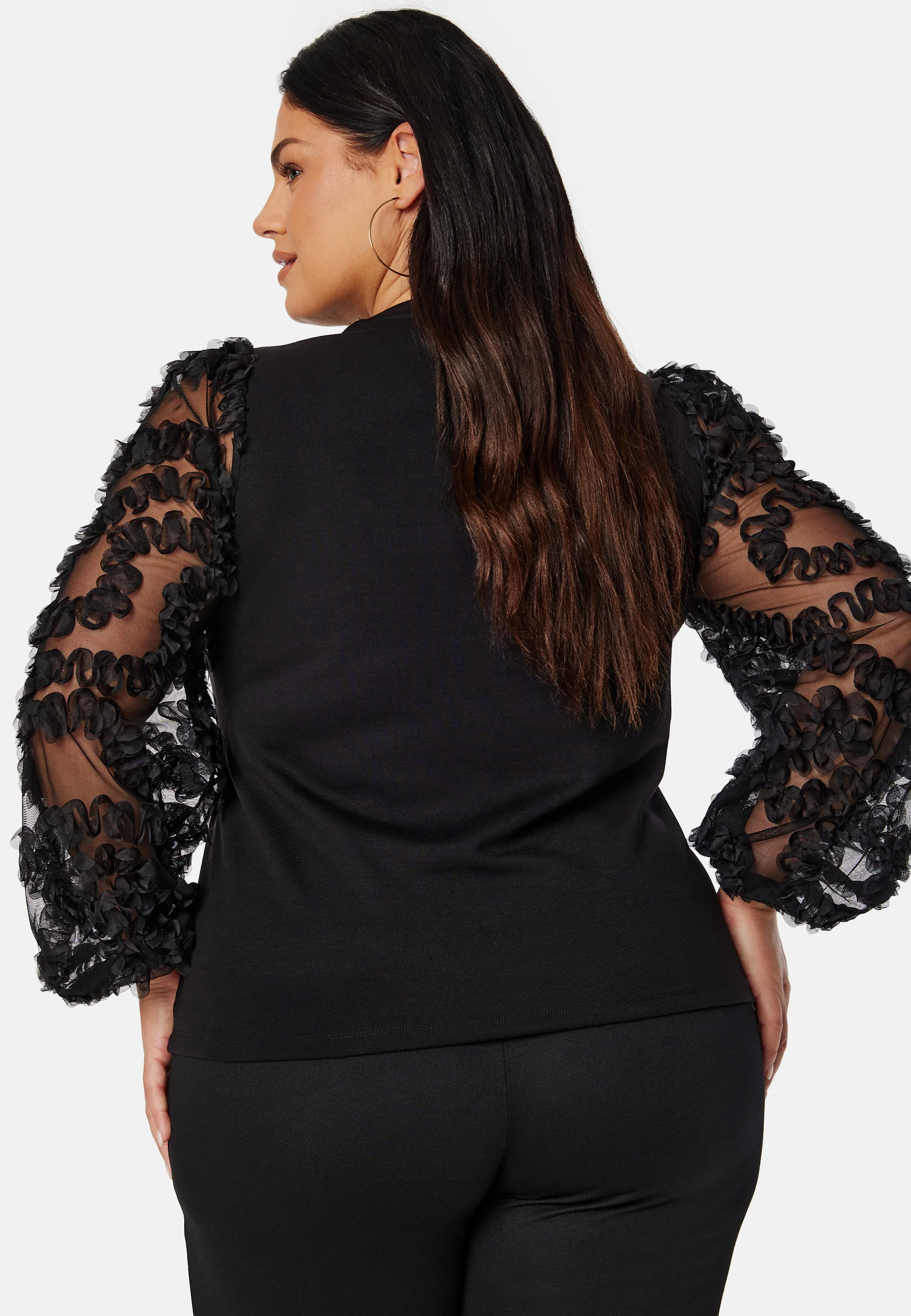 Mesh Sleeve Top - Image 8