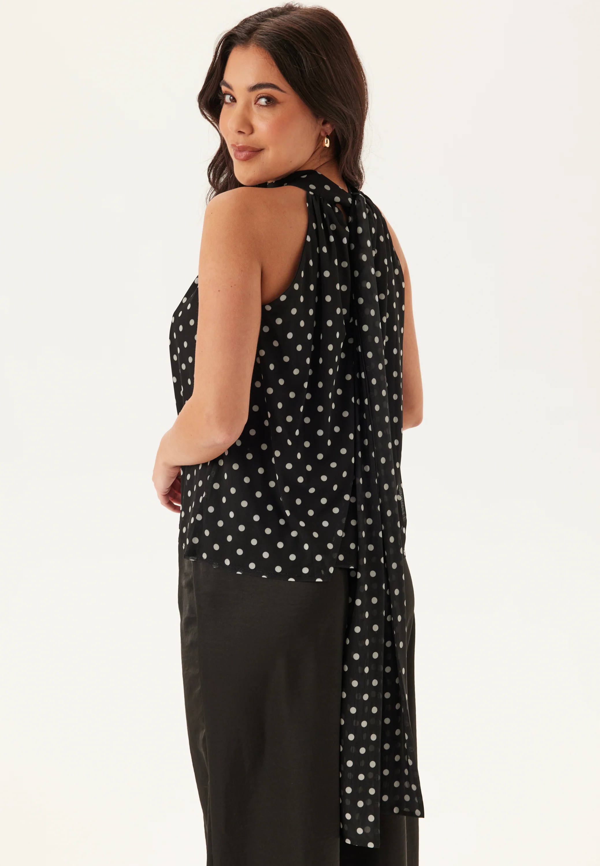 Mesh Tie Top - Image 3