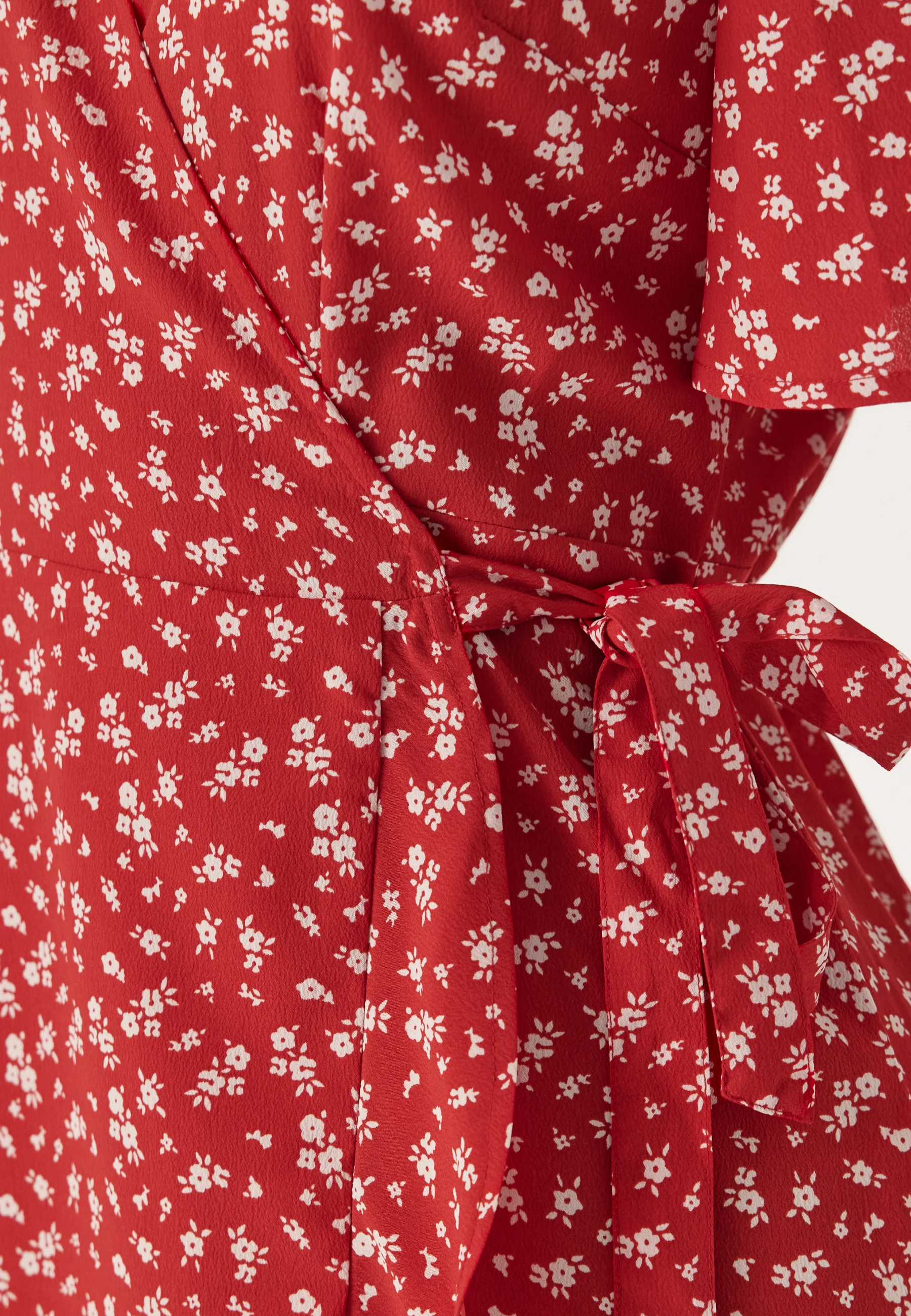 Midi Butterfly Wrap Dress - Image 4