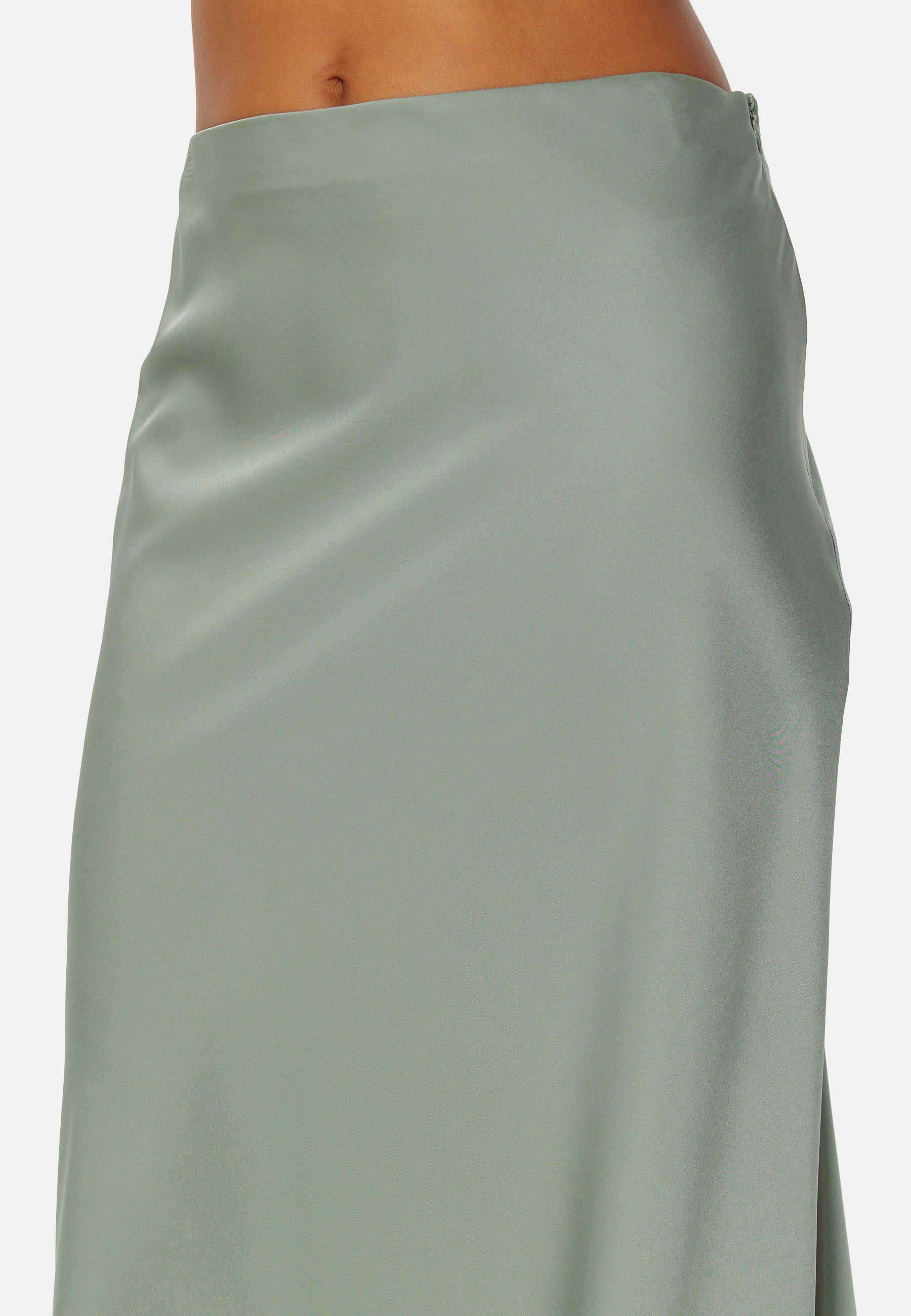 Midi Satin Skirt - Image 3
