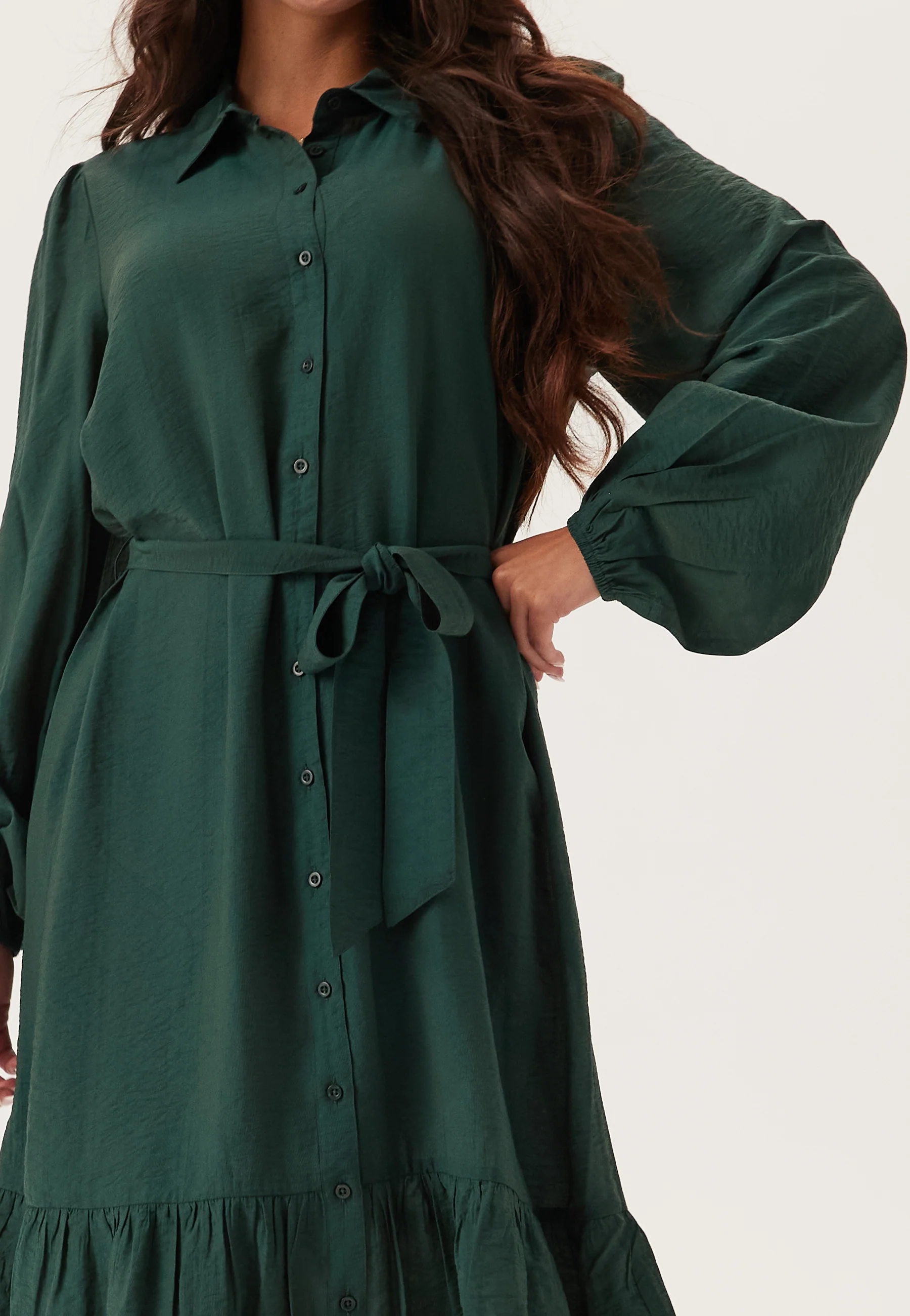 Midi Shirt Dress - Image 3