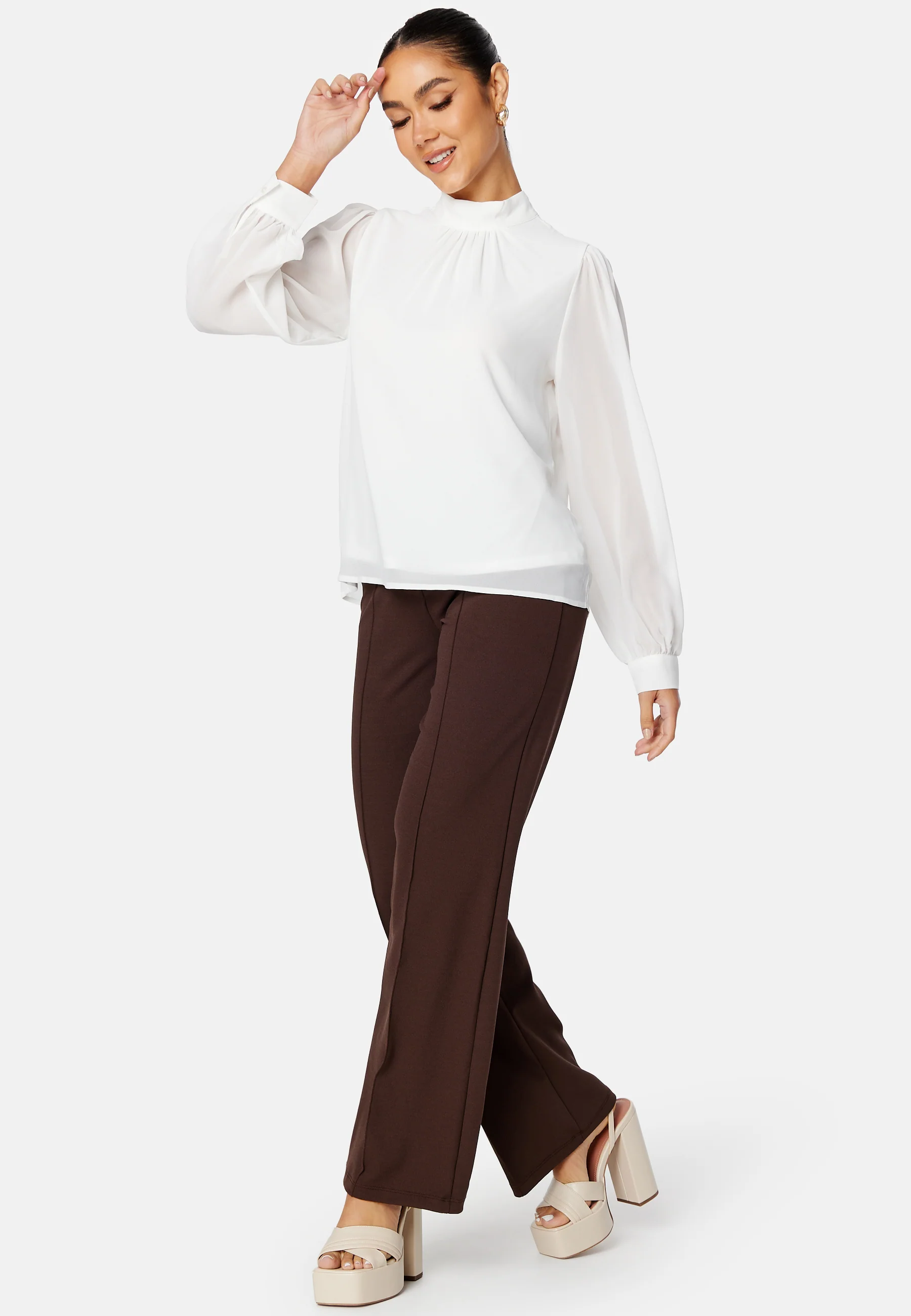 Mila L/S High Neck Top - Image 2
