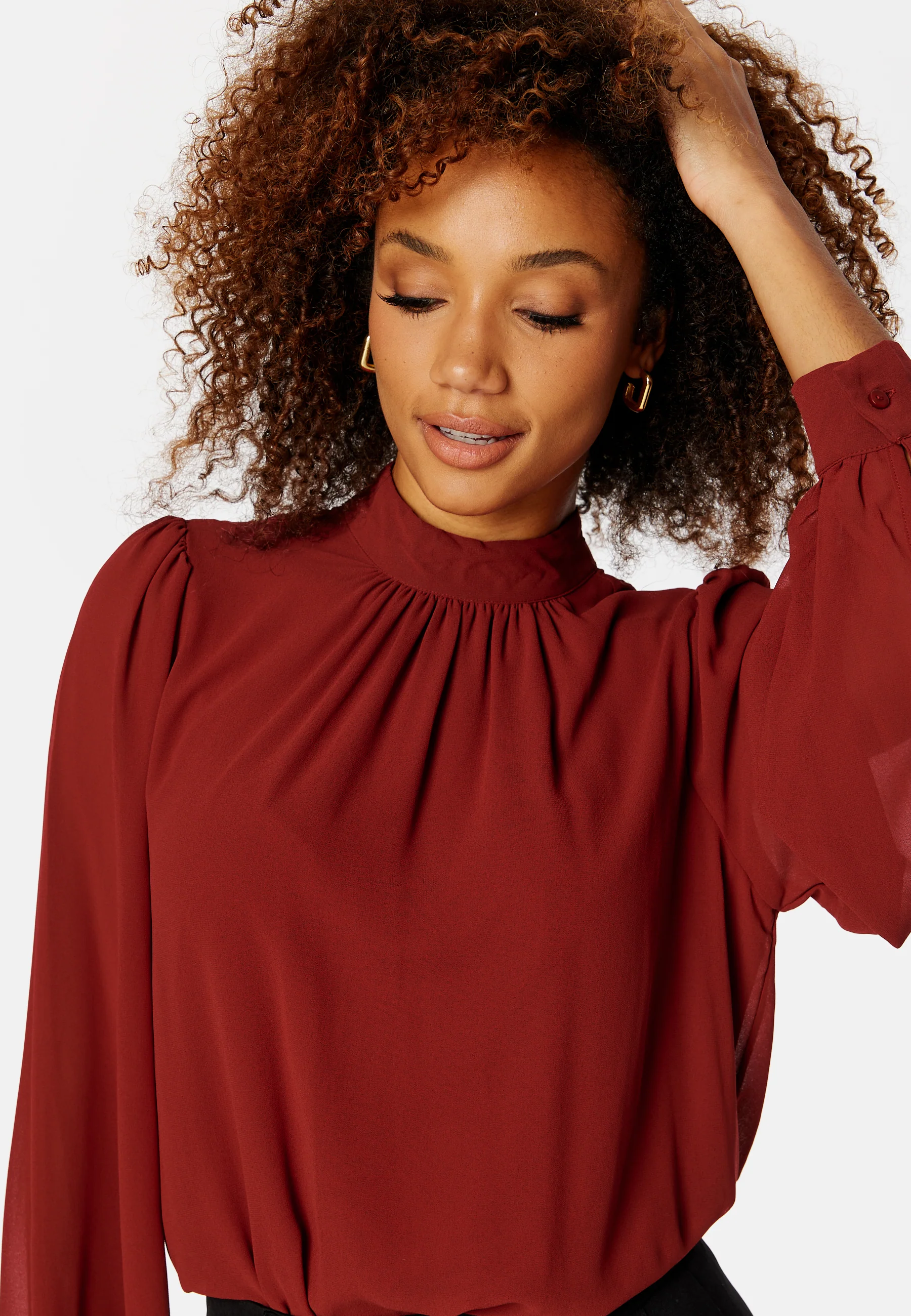 Mila L/S High Neck Top - Image 4