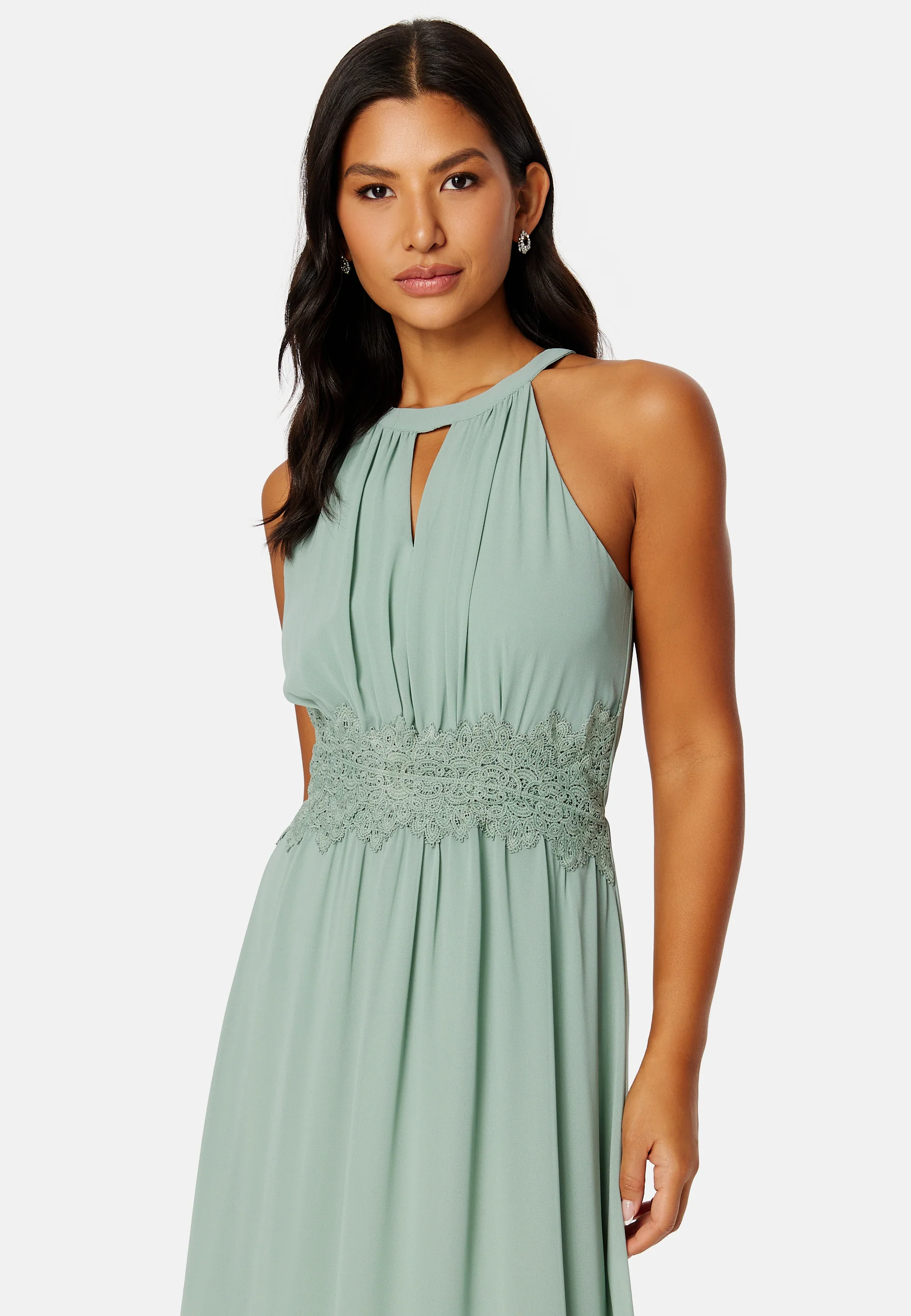 Milina Halterneck Maxi Dress - Image 4