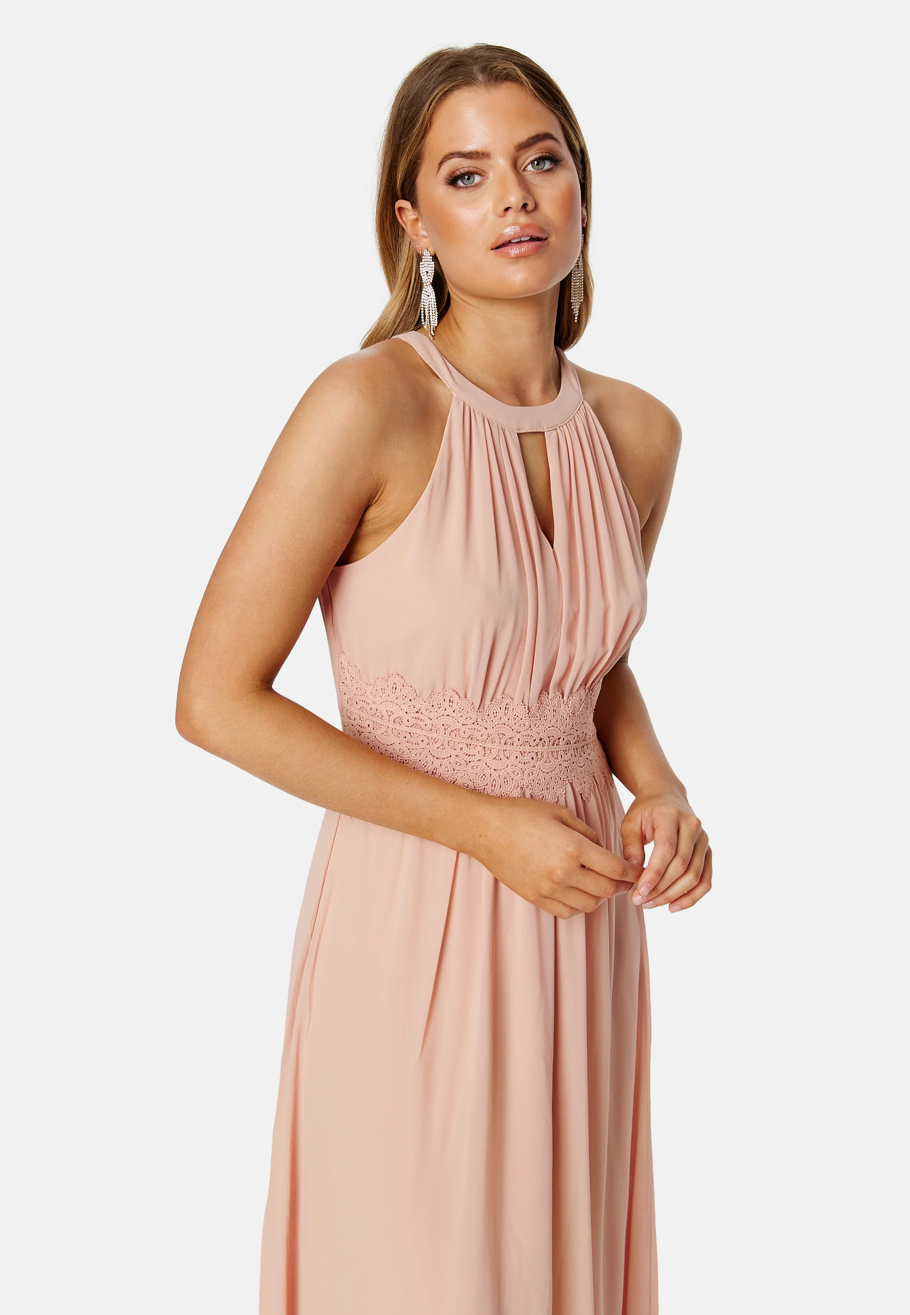 Milina Halterneck Maxi Dress - Image 3