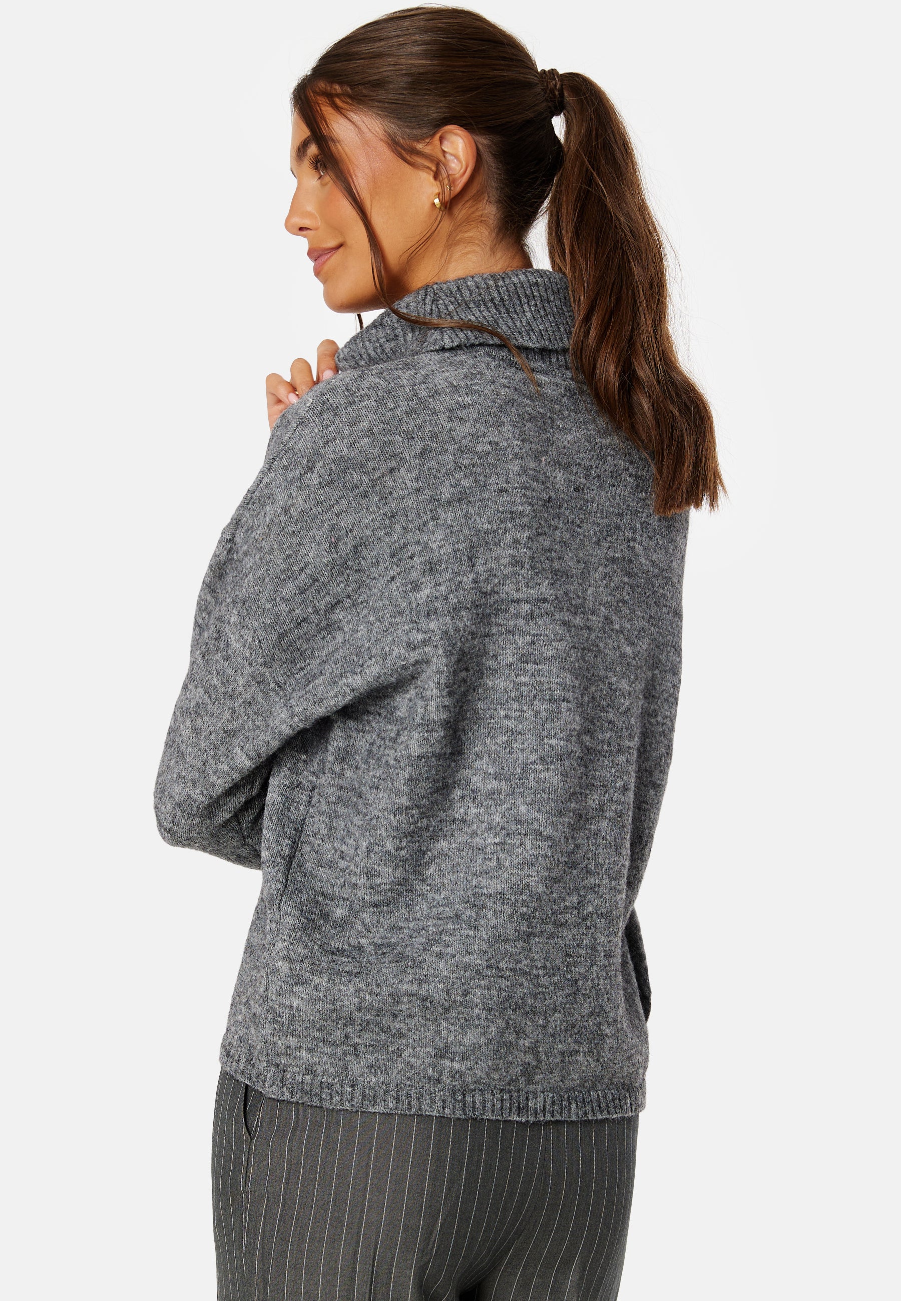 Minna L/S Rollneck Knit Pullover - Image 4