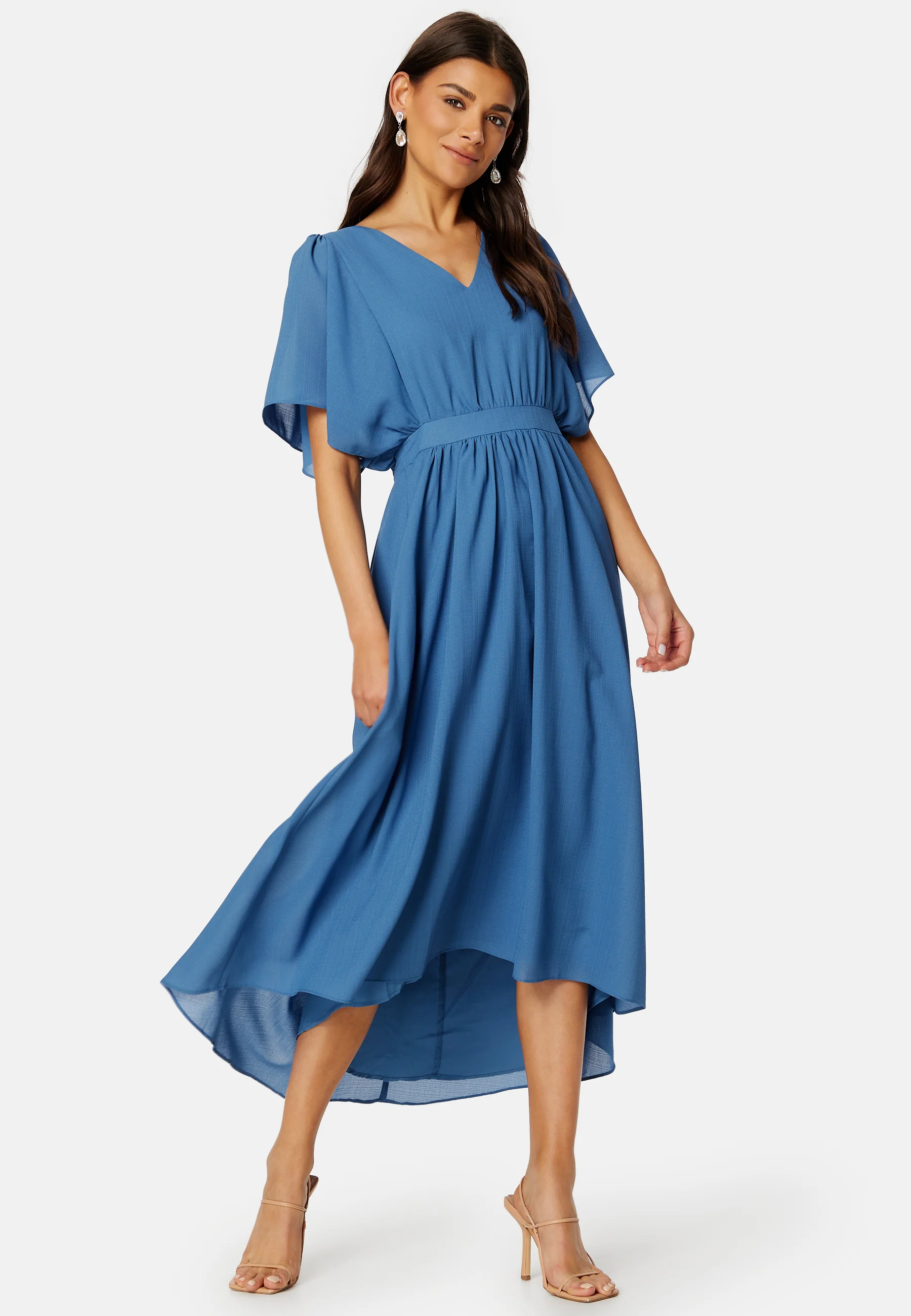 Mirage 2/4 V-Neck Ankle Dress