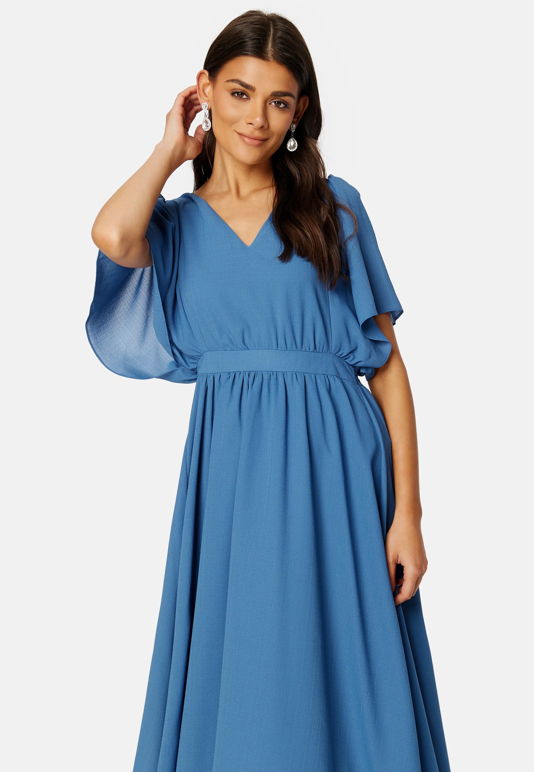 Mirage 2/4 V-Neck Ankle Dress - Image 4