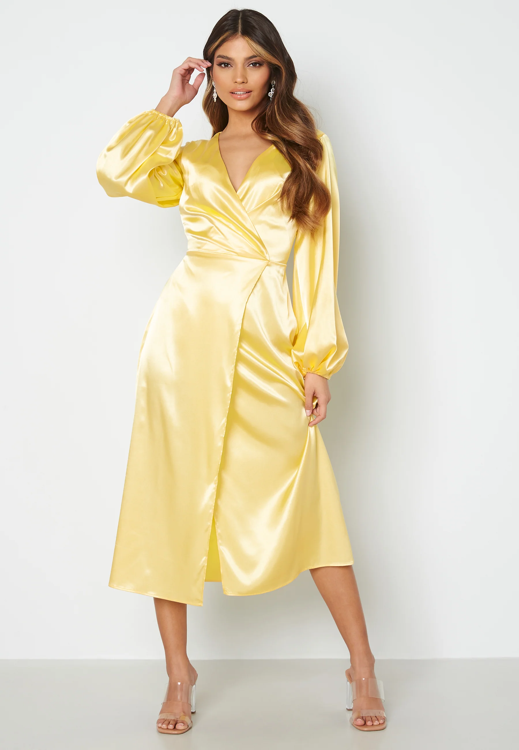 Misha Satin Dress - Image 3