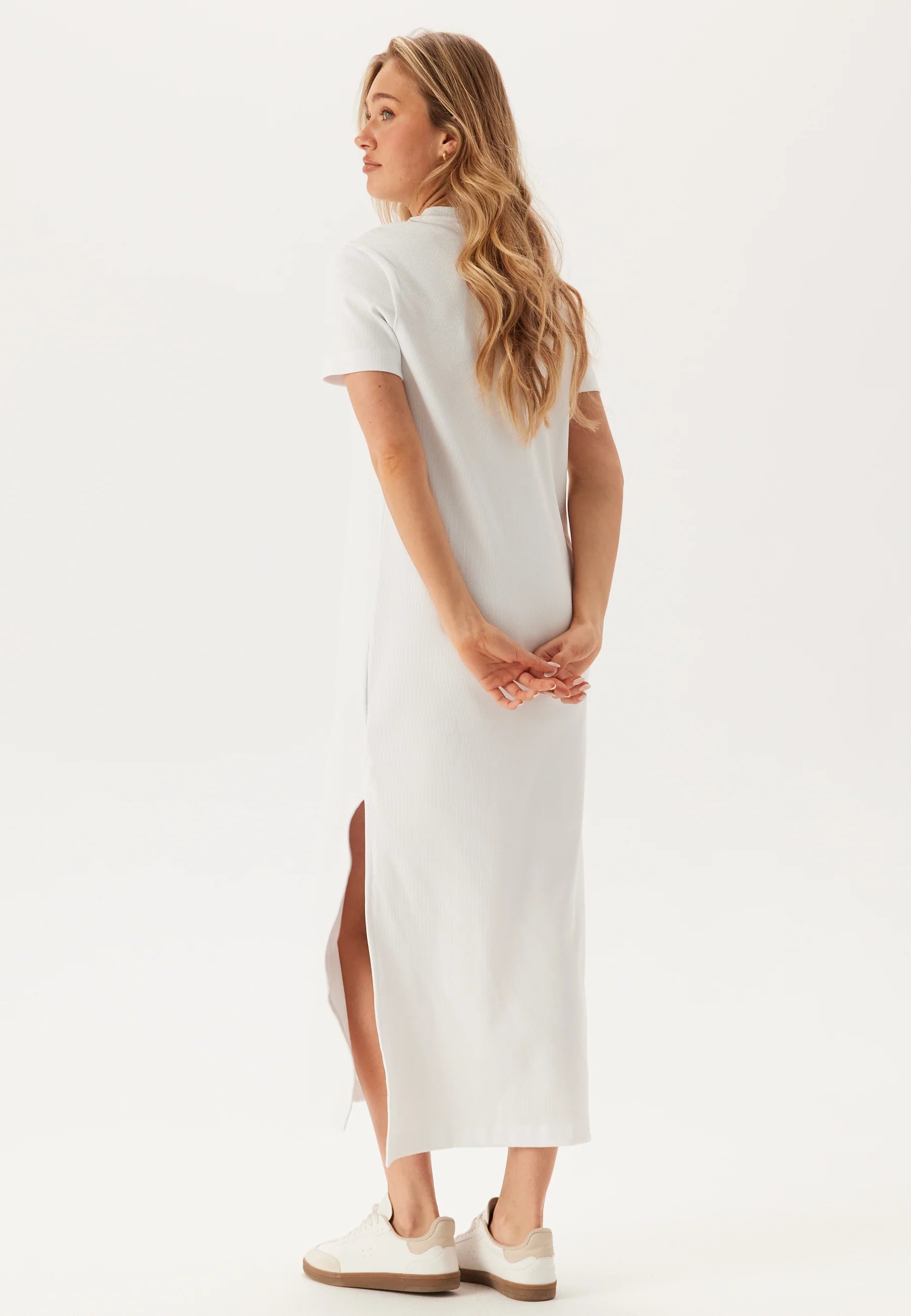Monologo Long Rib Tee Dress - Image 2