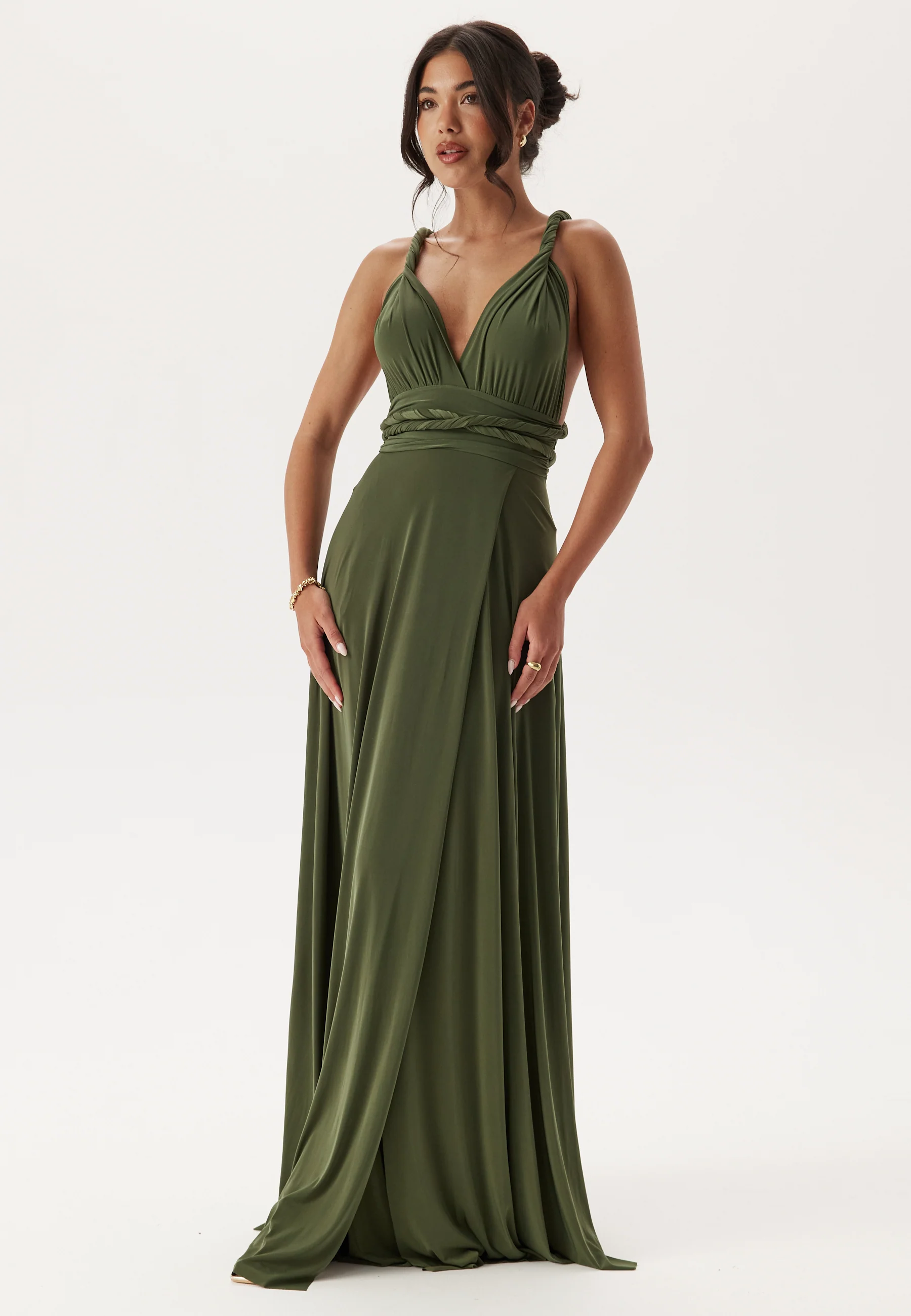 Multi Tie Maxi Dress Split - Image 6