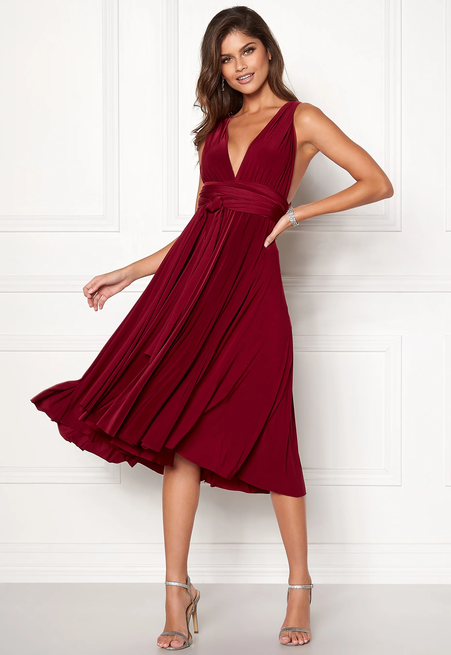 Multi Tie Midi Dress - Image 3