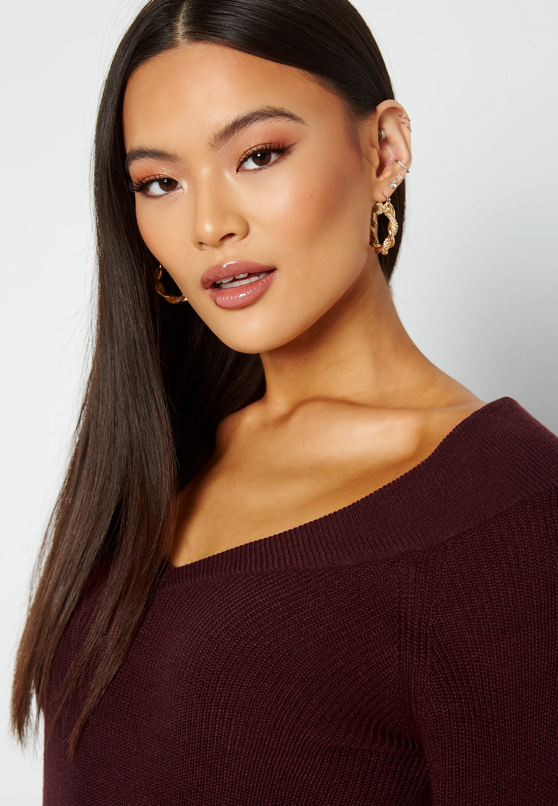 Myntani L/S V-Neck Knit Top - Image 4
