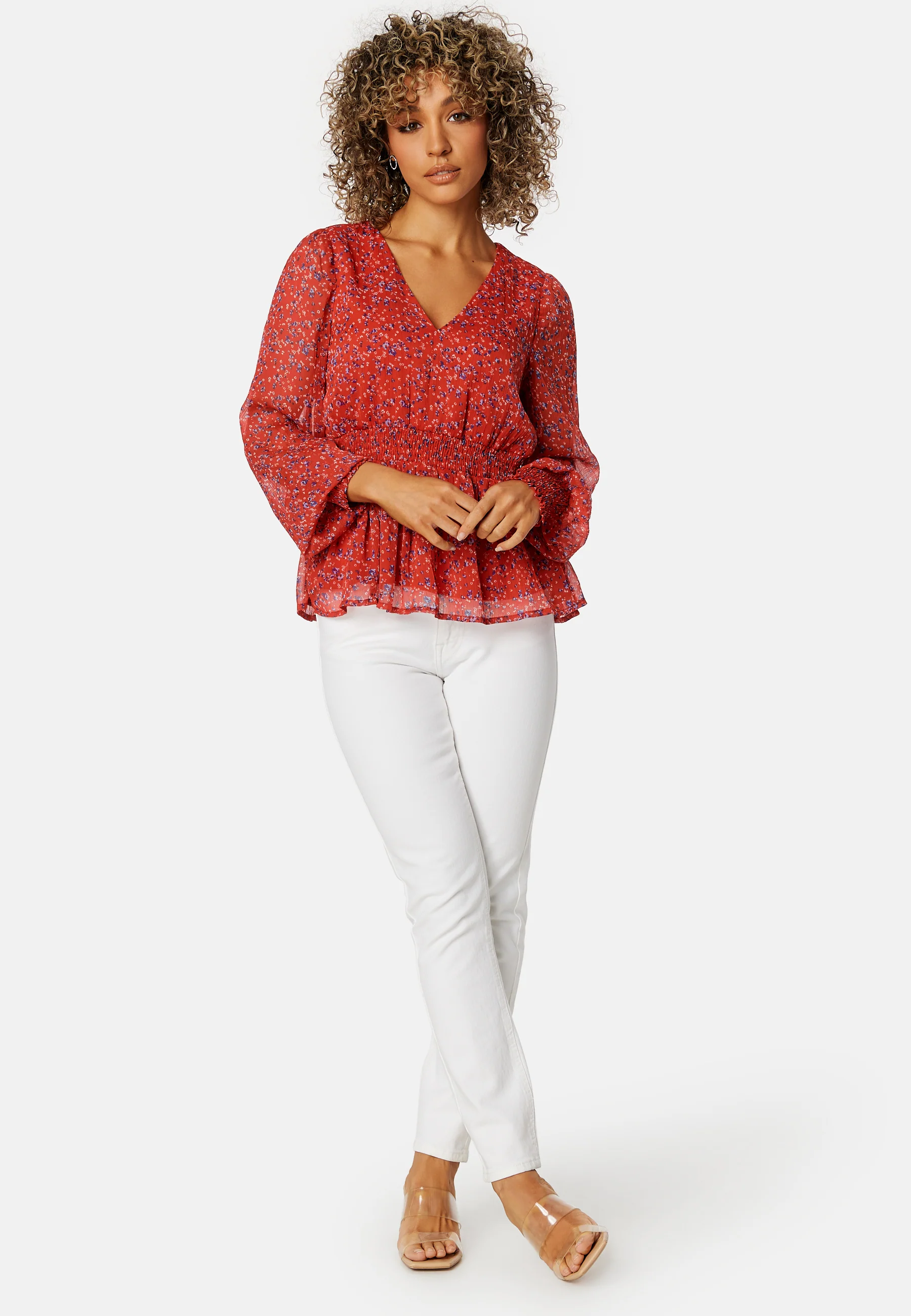 Mynte LS Peplum Top - Image 2