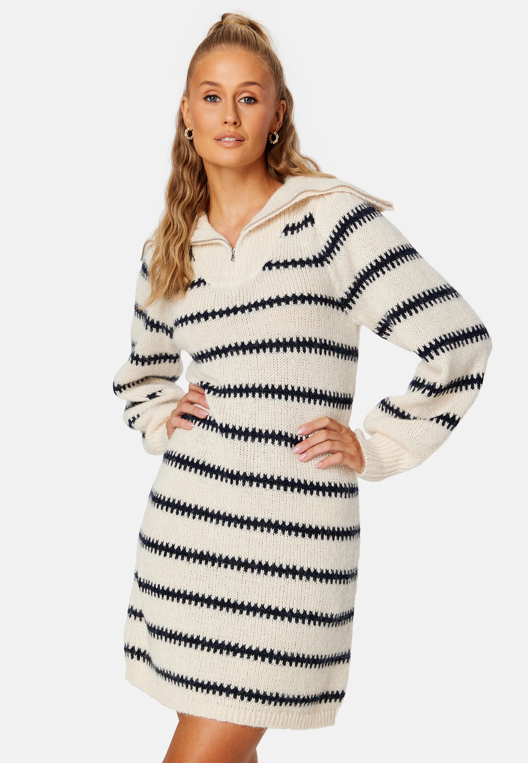 Nadine LS Half Zip Dress - Image 2
