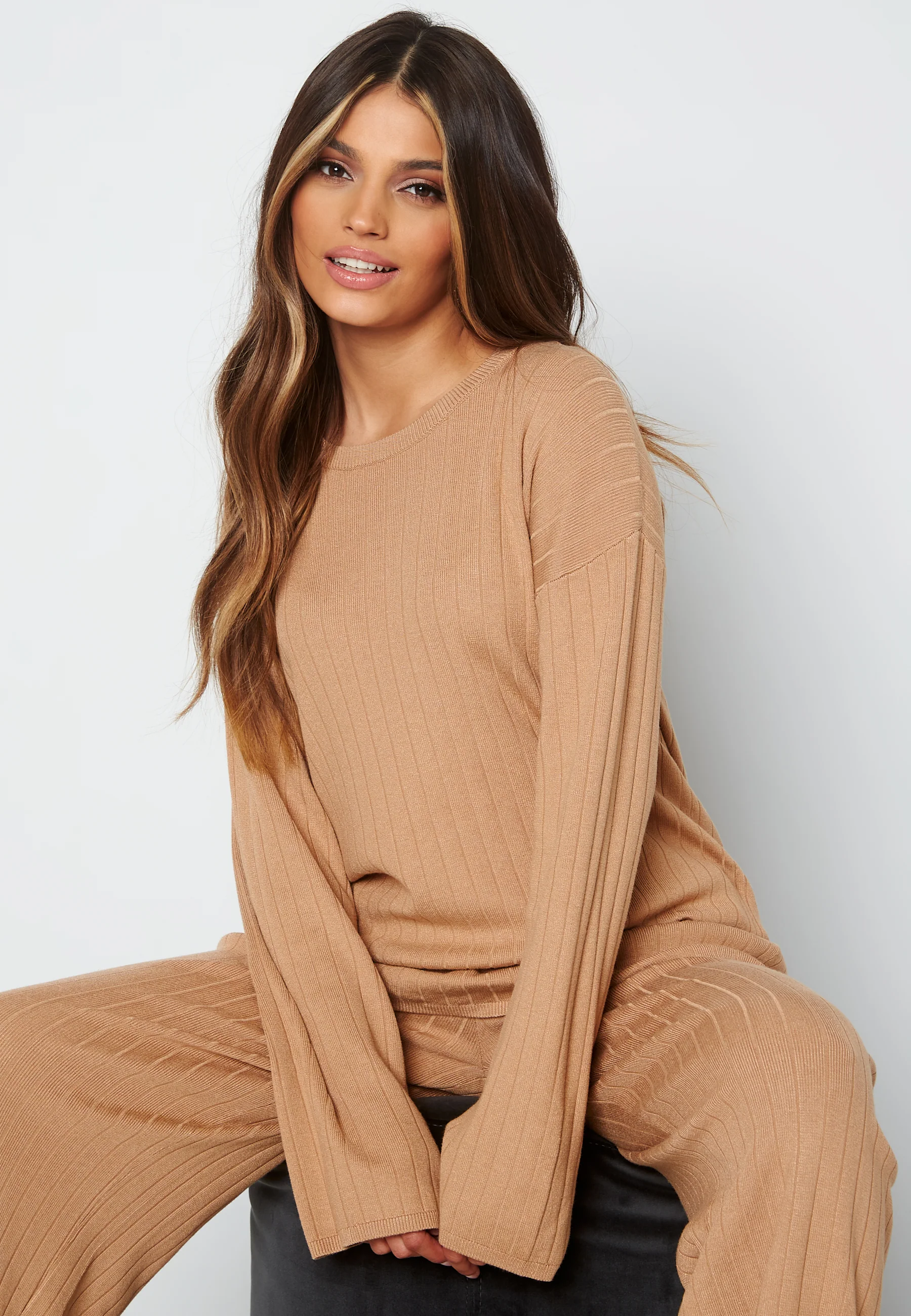 Nancia LS Knit Top