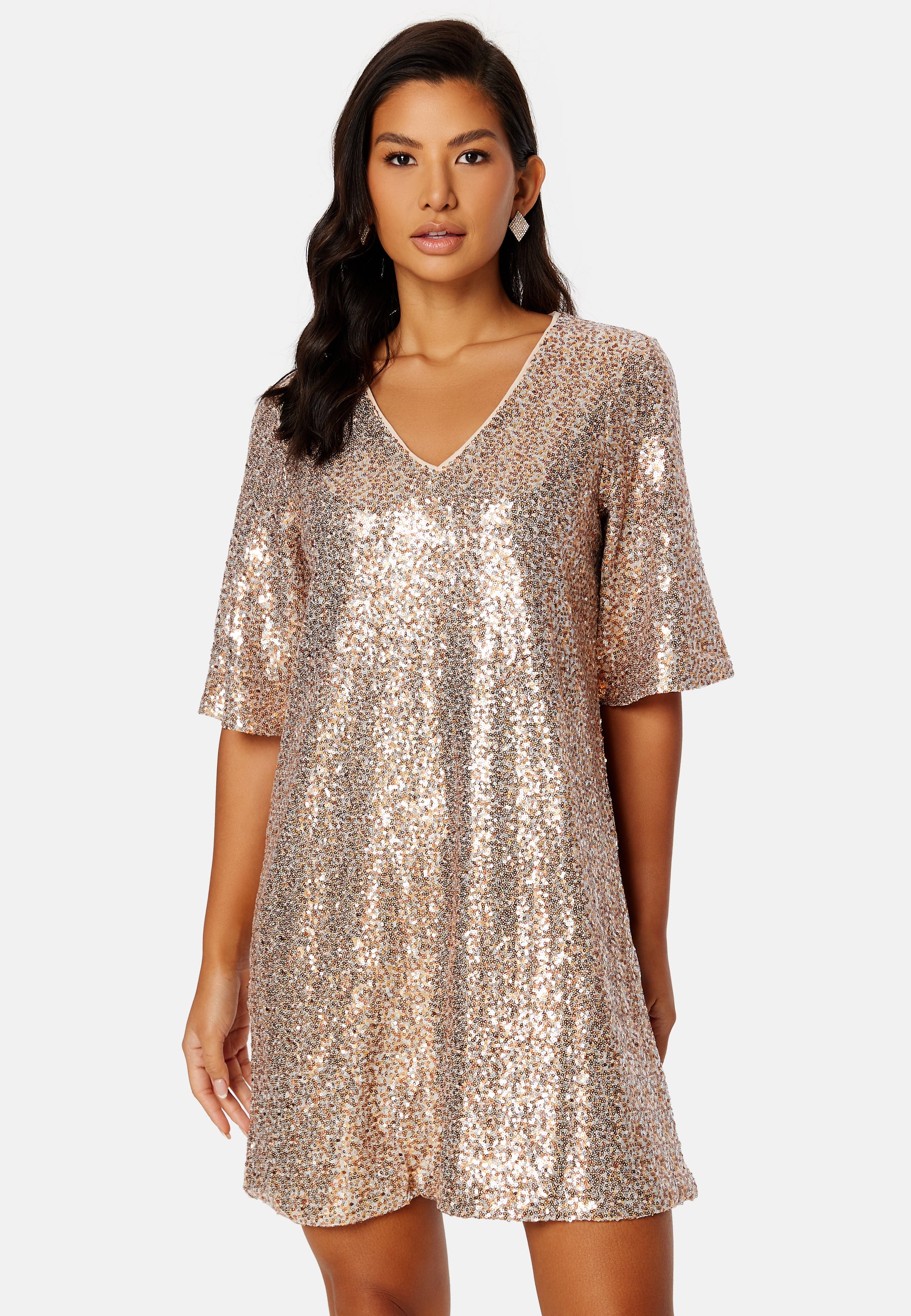 Nanna O-Neck Short Dress