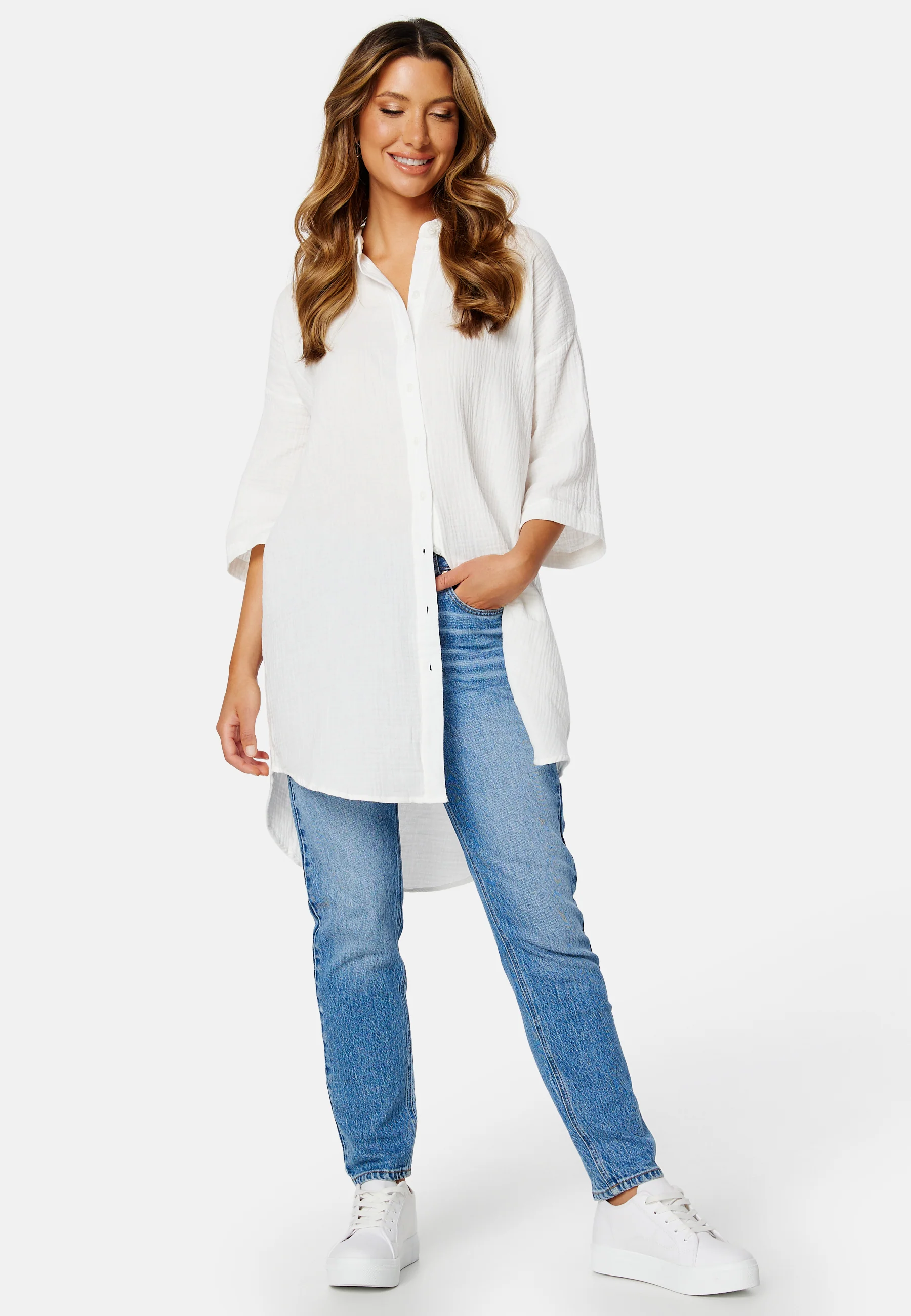 Natali 3/4 Long Overshirt - Image 2